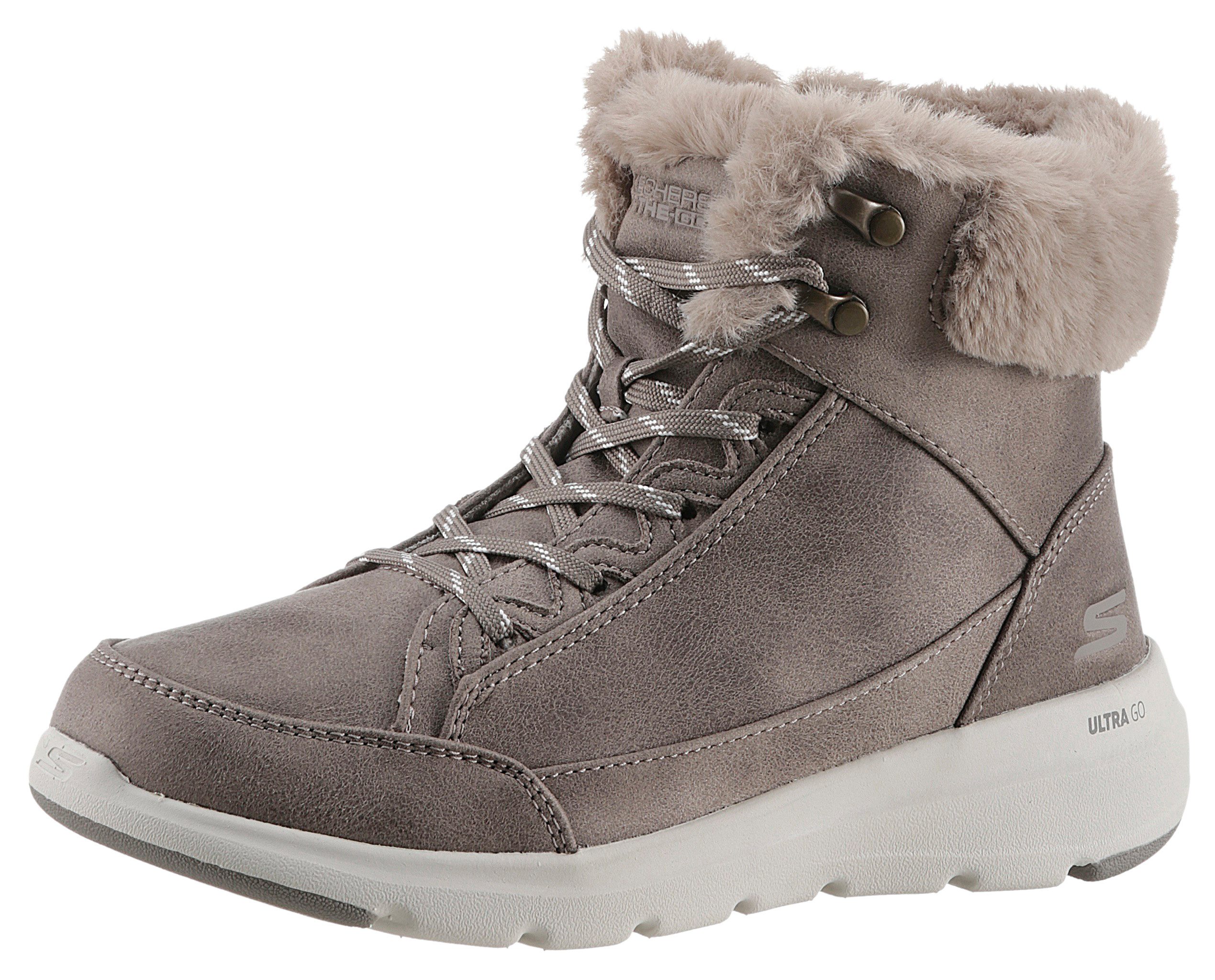 Skechers Winterlaarzen GLACIAL ULTRA - COZYLY , high top sneaker met ortholite binnenzool voor optimale demping