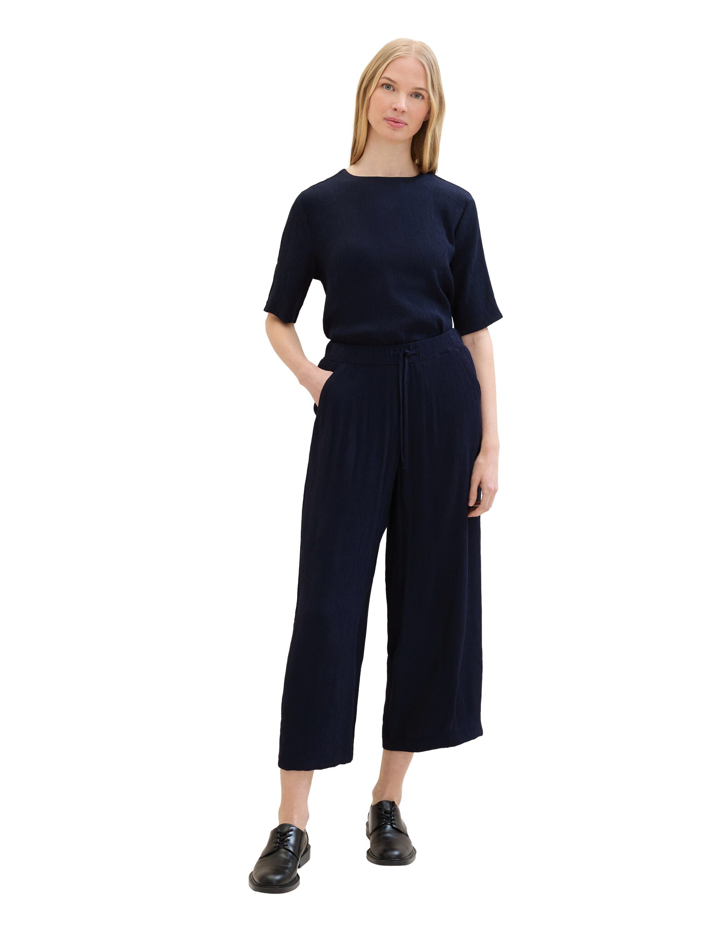 Tom Tailor Culotte in krinkel-look