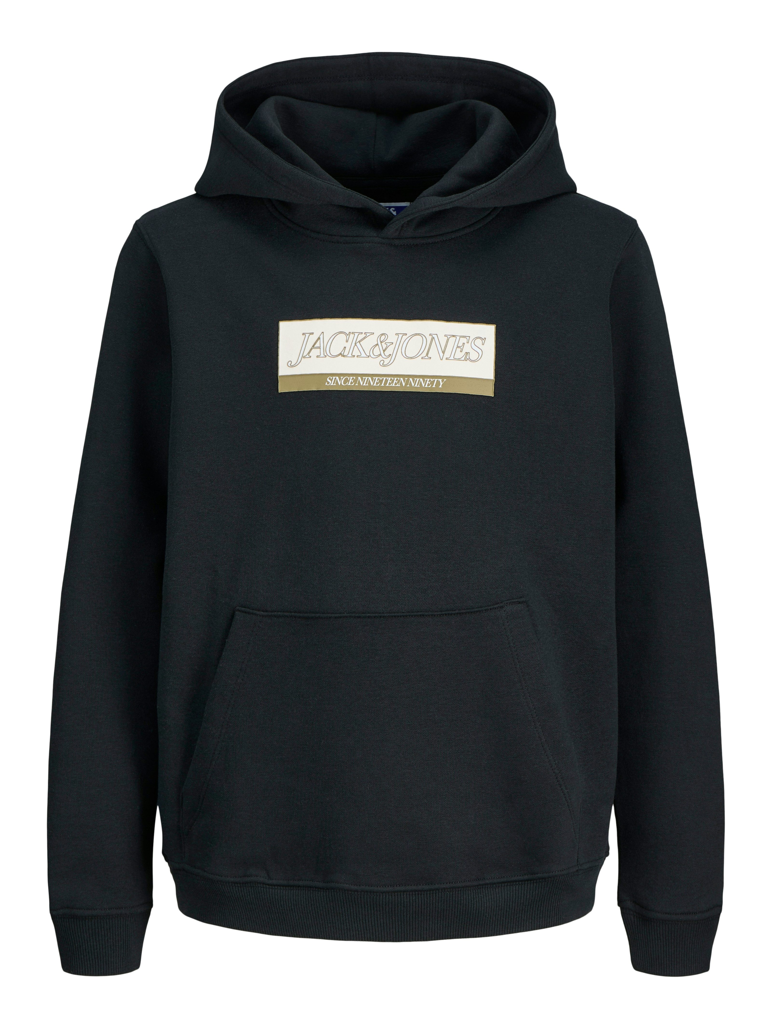 Jack & Jones Junior Hoodie JORINWOOD BLOCK BRANDING SWEAT NOOS JNR