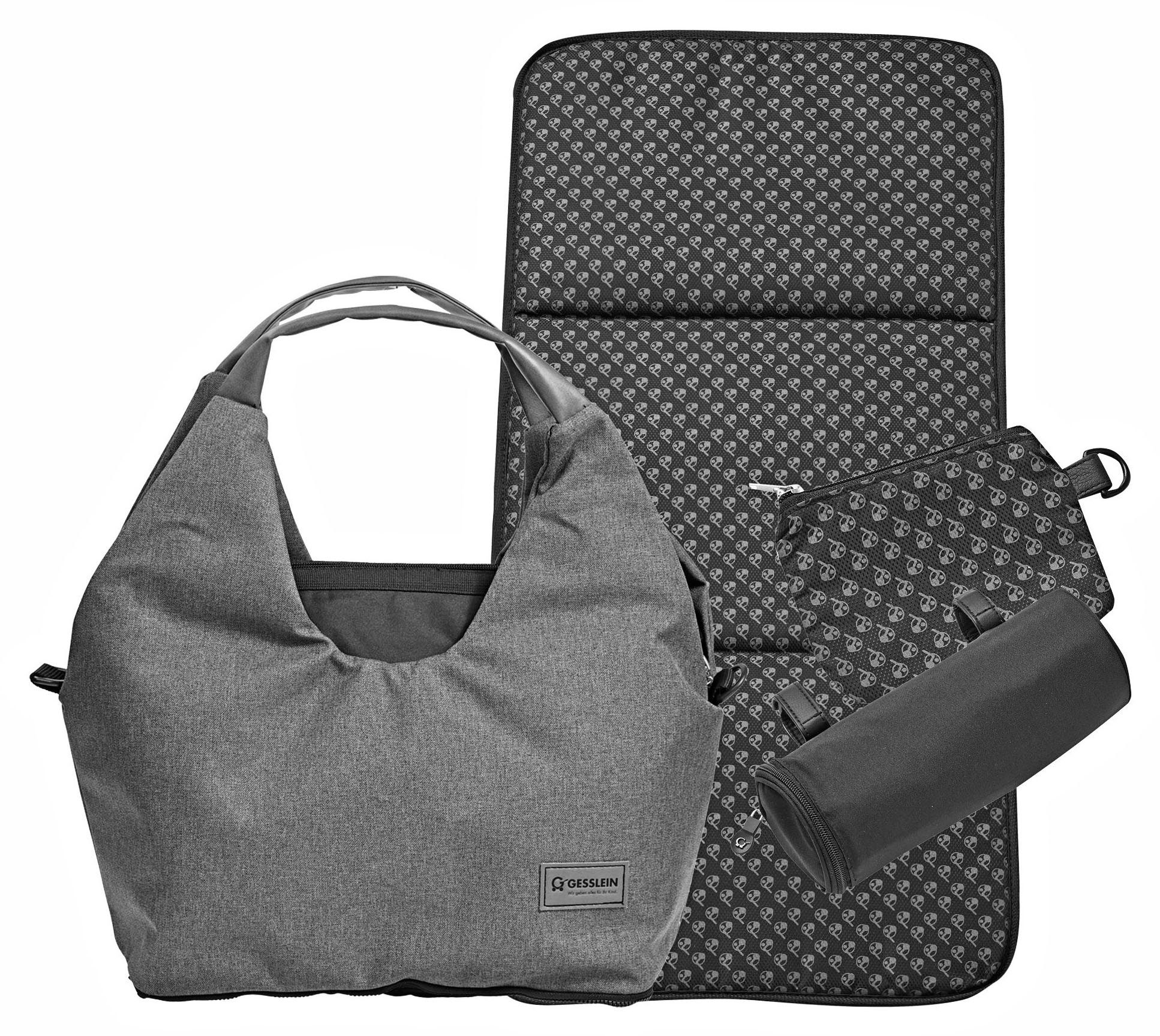 Gesslein Luiertas N°5, ijsblauw met aankleedkussen en flessenhouder, made in germany