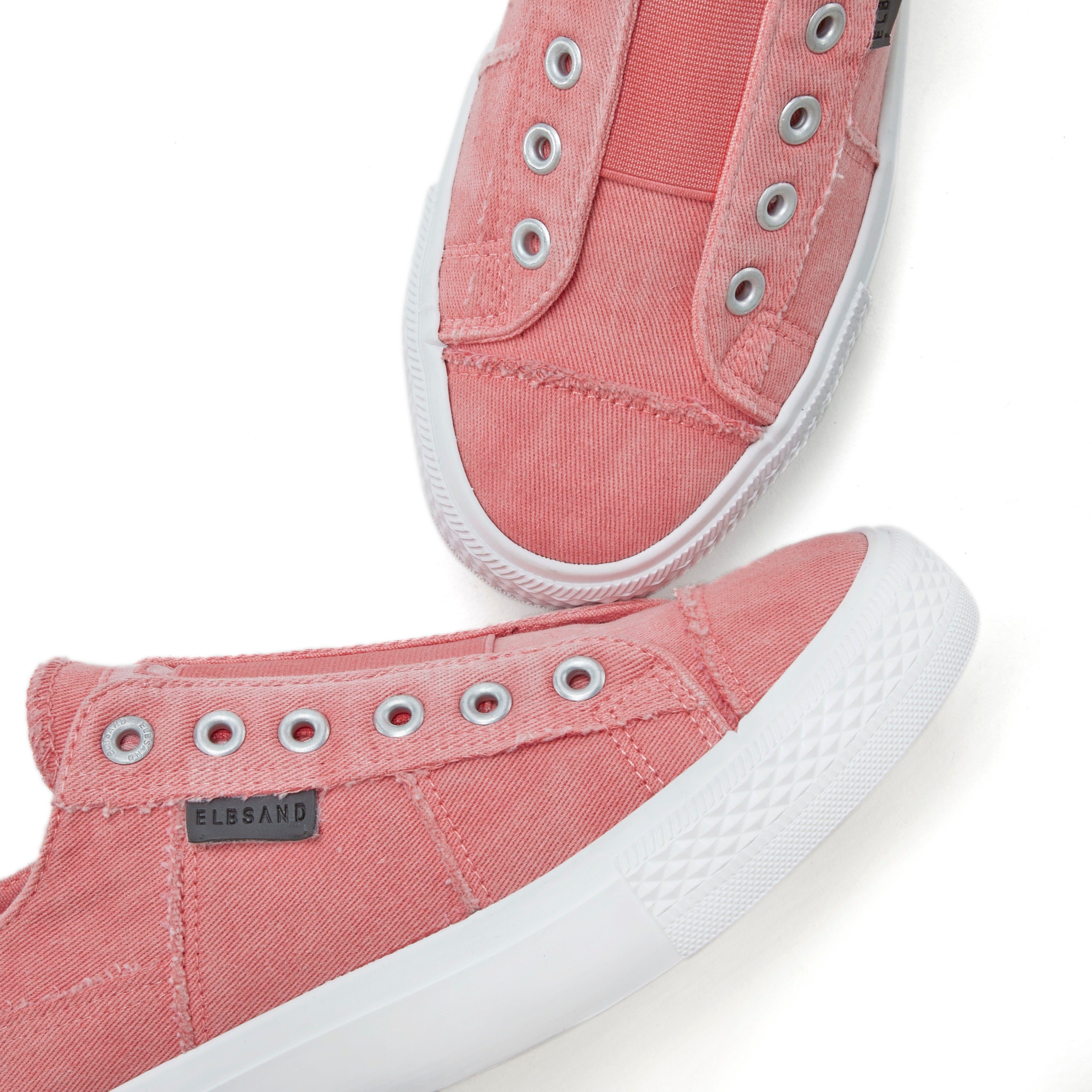 Elbsand Sneakers Halfschoen, slippers, vrijetijdsschoen, uit textiel, comfortabele elastische inzet, lage schoen, casual schoen, slipper