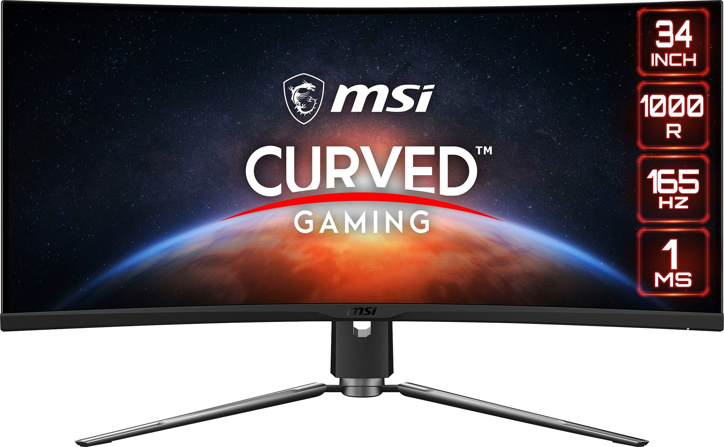 MSI Curved-gaming-ledscherm MPG Artymis 343CQR, 86 cm / 34", UWQHD