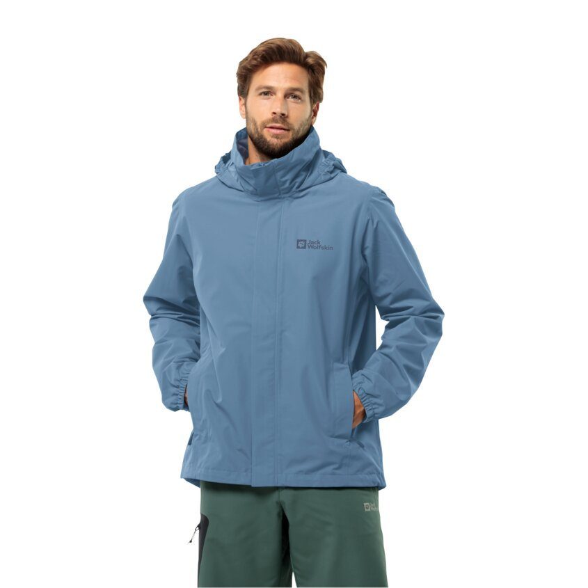Jack Wolfskin Functioneel jack STORMY POINT 2L JKT M Waterafstotend & winddicht & ademend