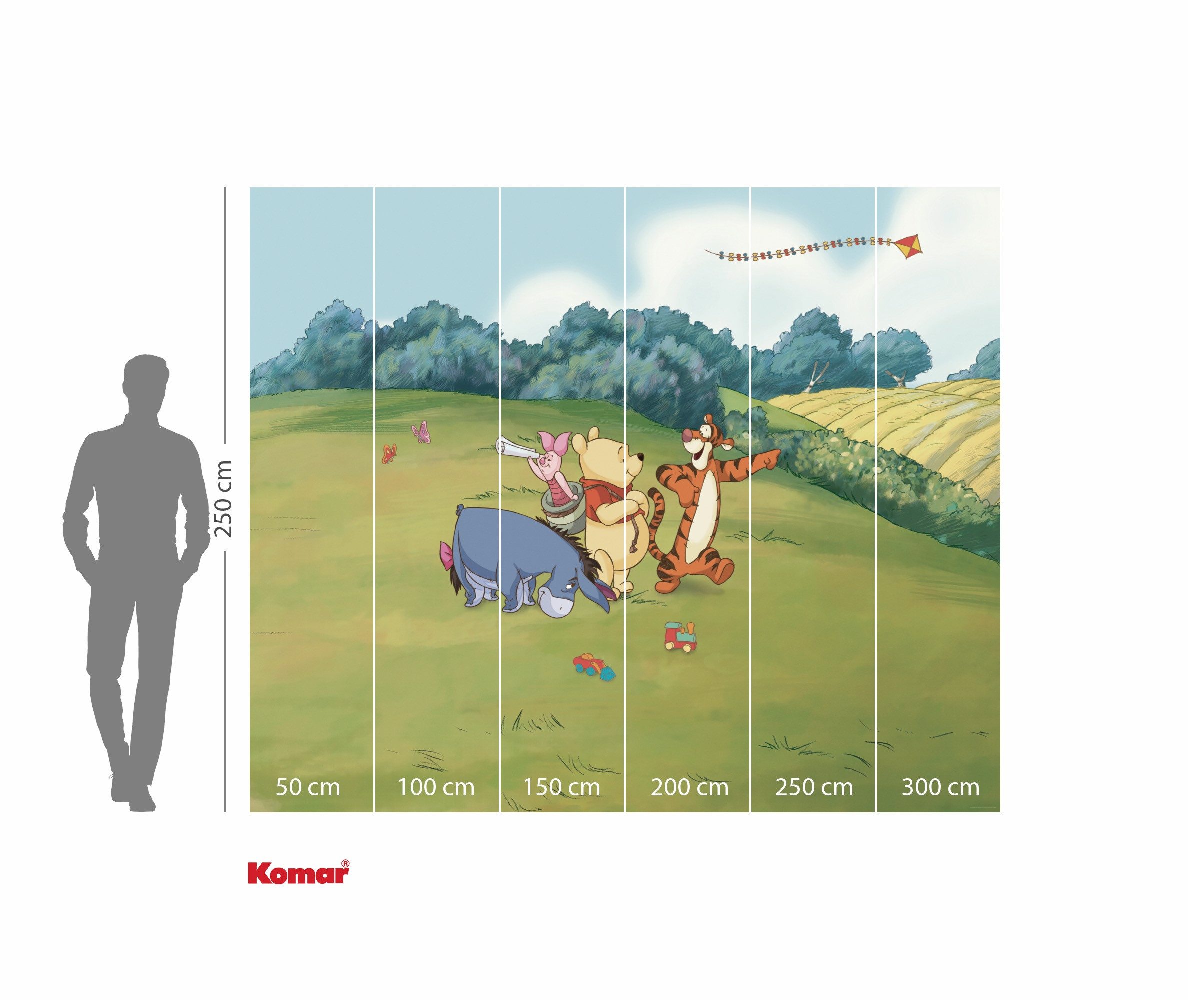 Komar Kinderbehang Disney Winnie the Pooh Adventure (1 stuk)