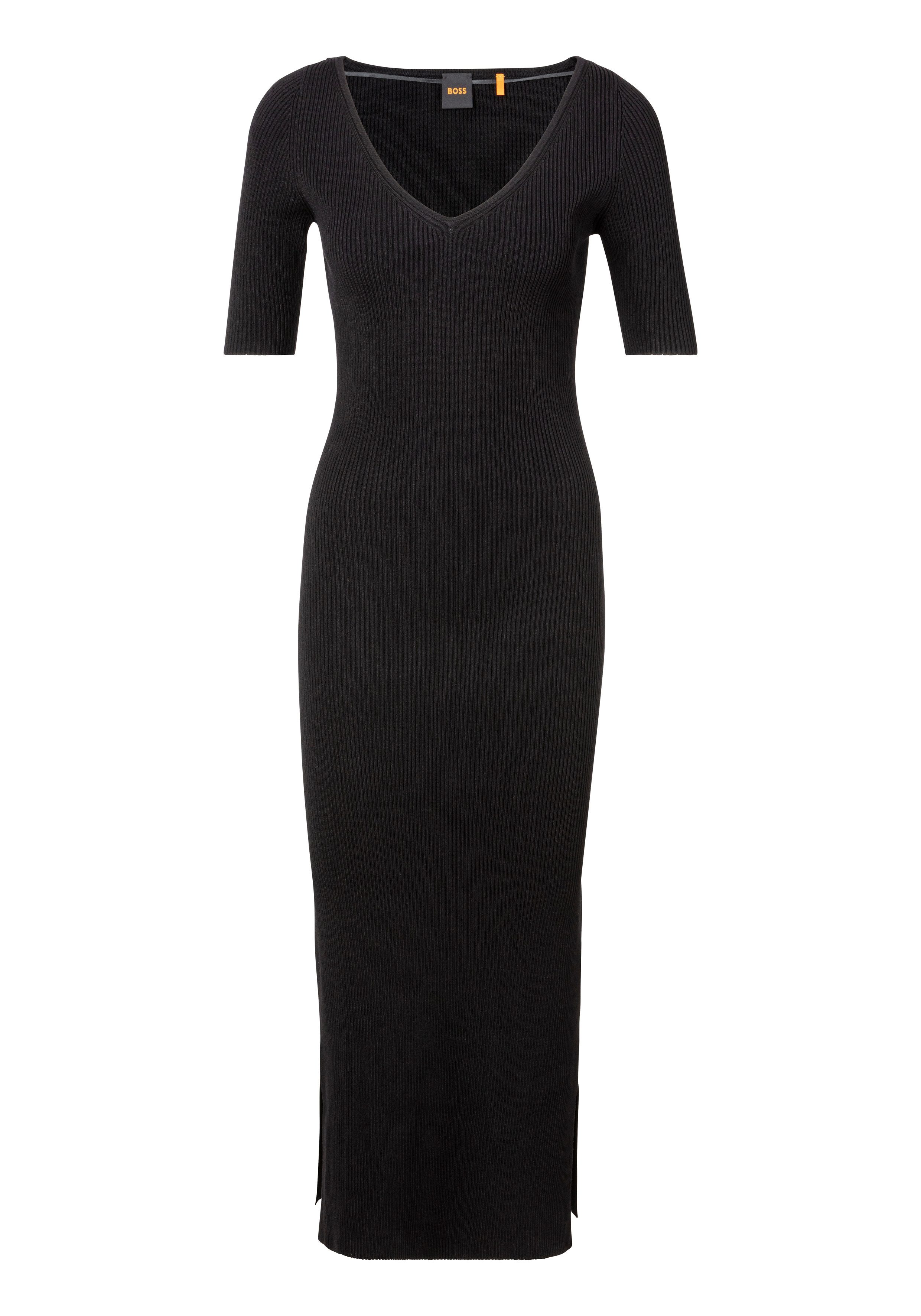 Boss Orange Gebreide jurk C_Fargheritina met charm met boss logo