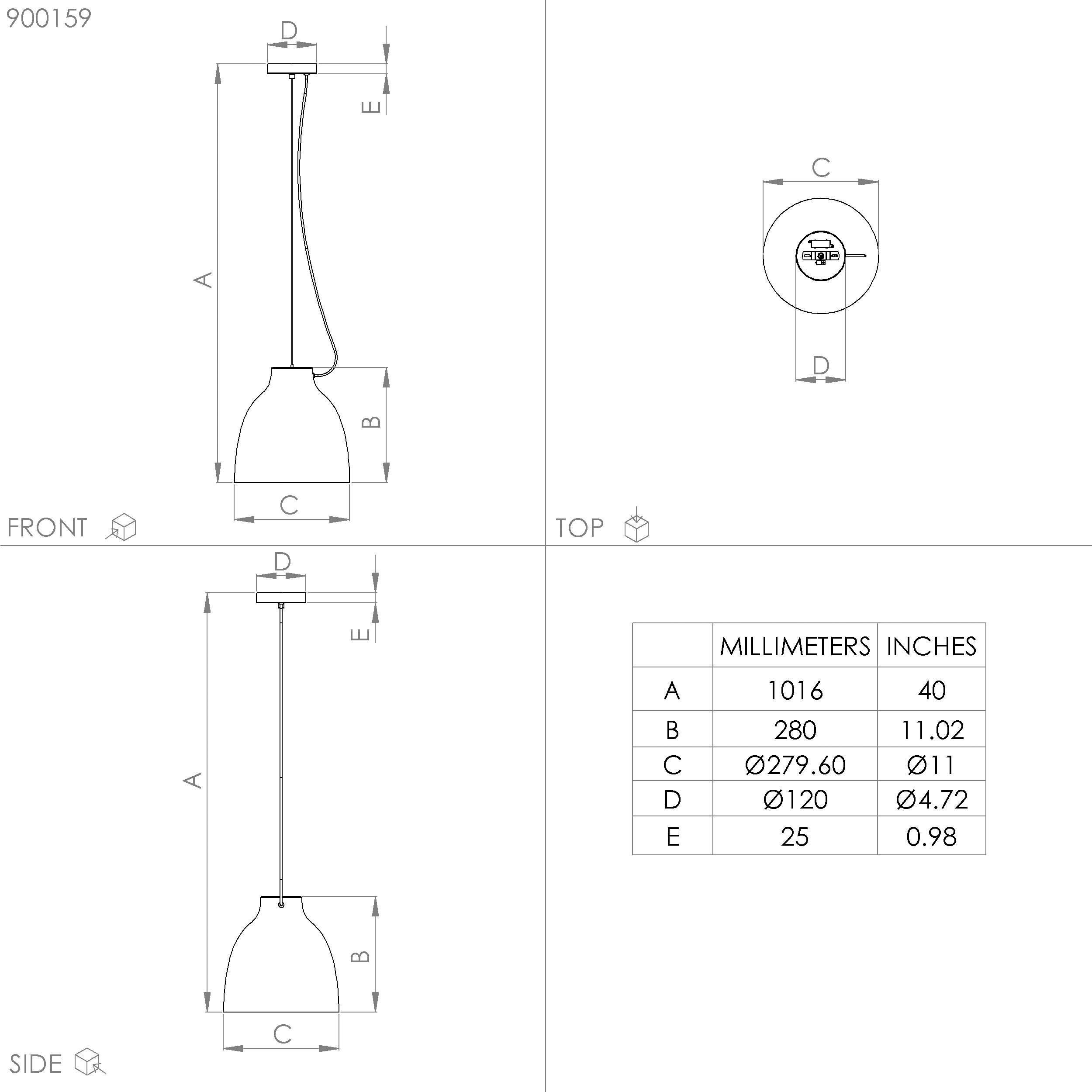 EGLO Hanglamp CAMASCA Hanglamp in taupe van staal - excl. E27 - 40W (1 stuk)