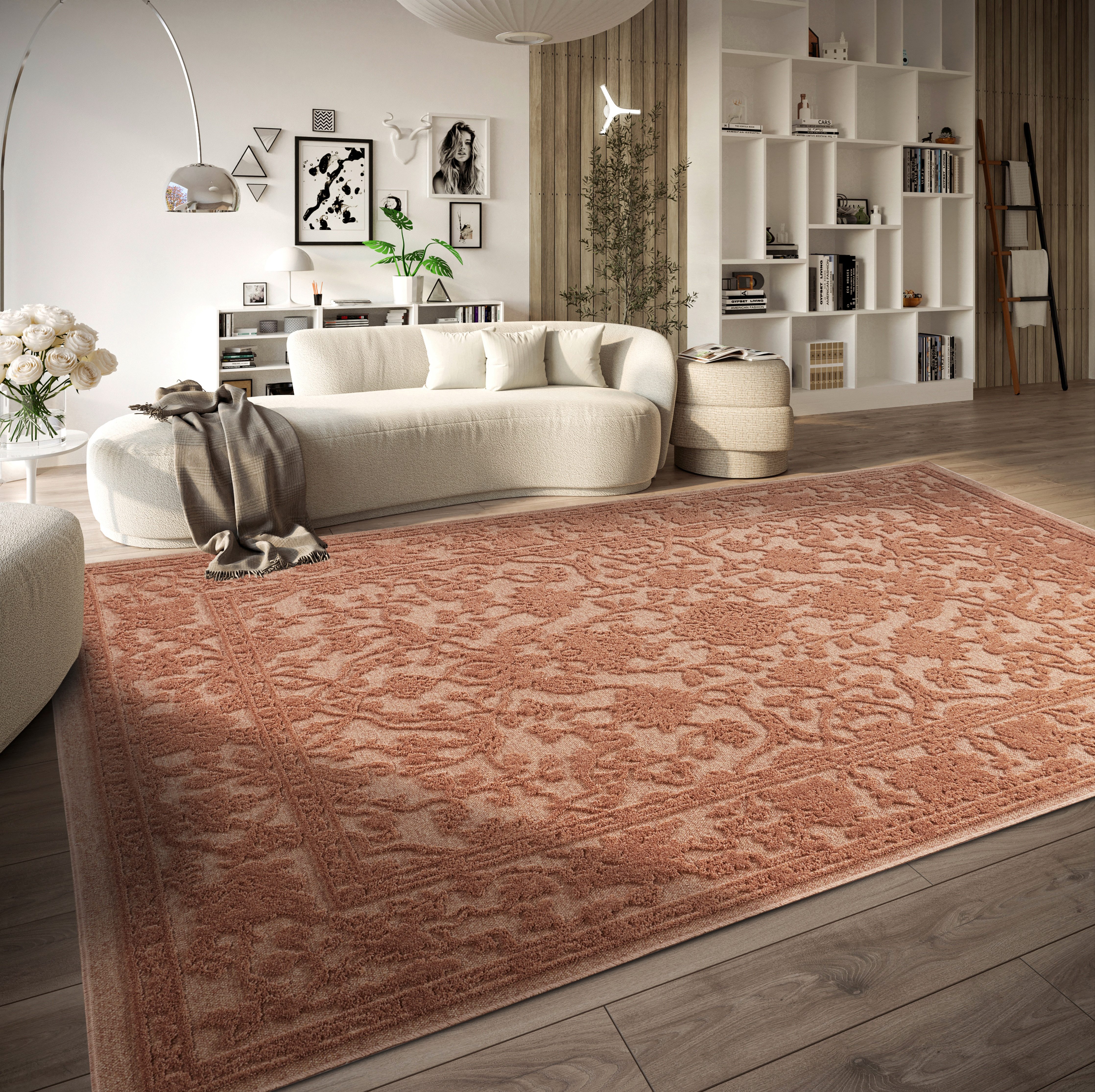 Villeroy & Boch Vloerkleed Ambroise Duurzaam, woonkamer, slaapkamer, modern, hoog-laag effect, gang