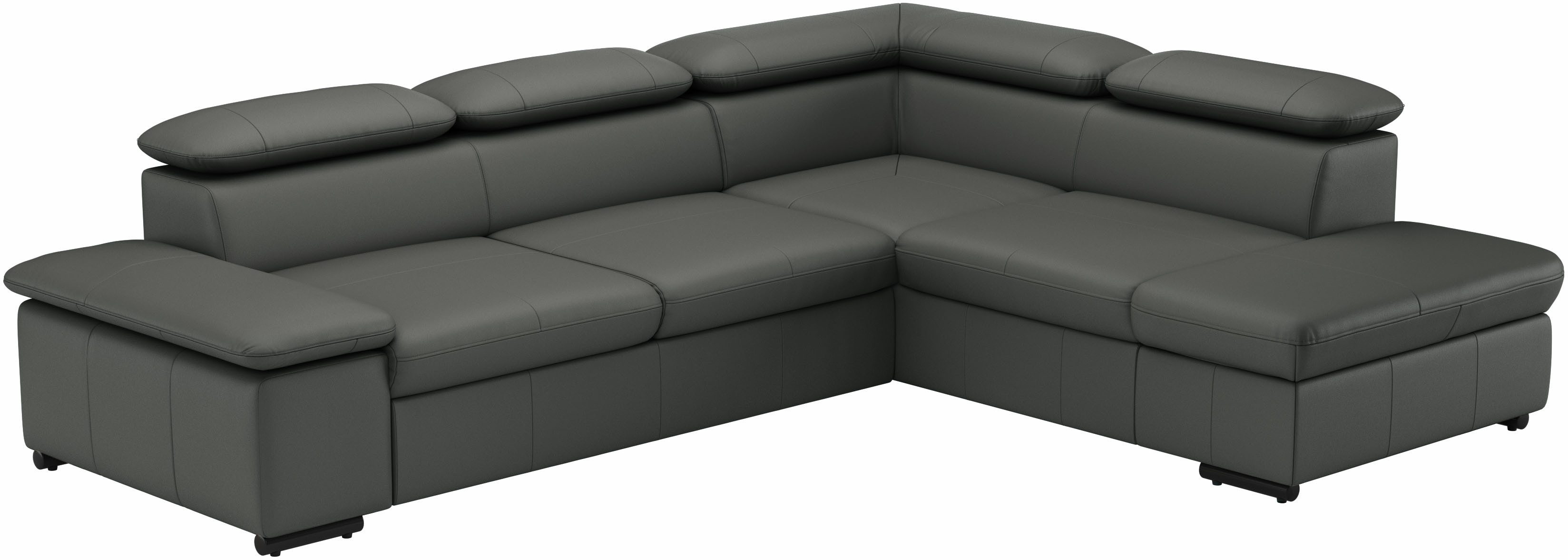 sit&more Hoekbank Alcudia L-vorm met armverstelling, optionele hoofdeindverstelling en bedfunctie