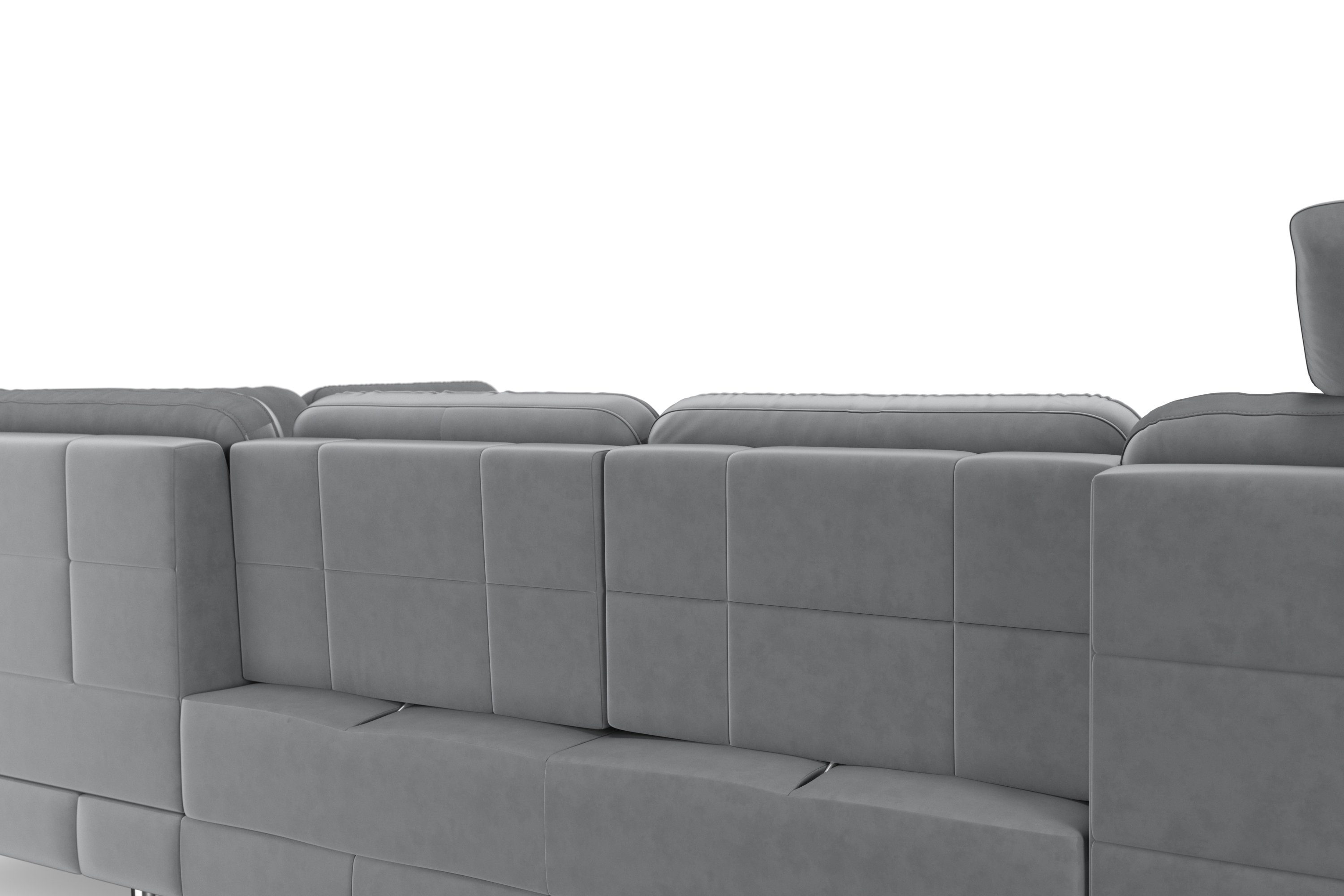 sit&more Zithoek Bendigo U-vorm inclusief zitdiepteverstelling, bodemvrijheid 12 cm, in 2 pootkleuren