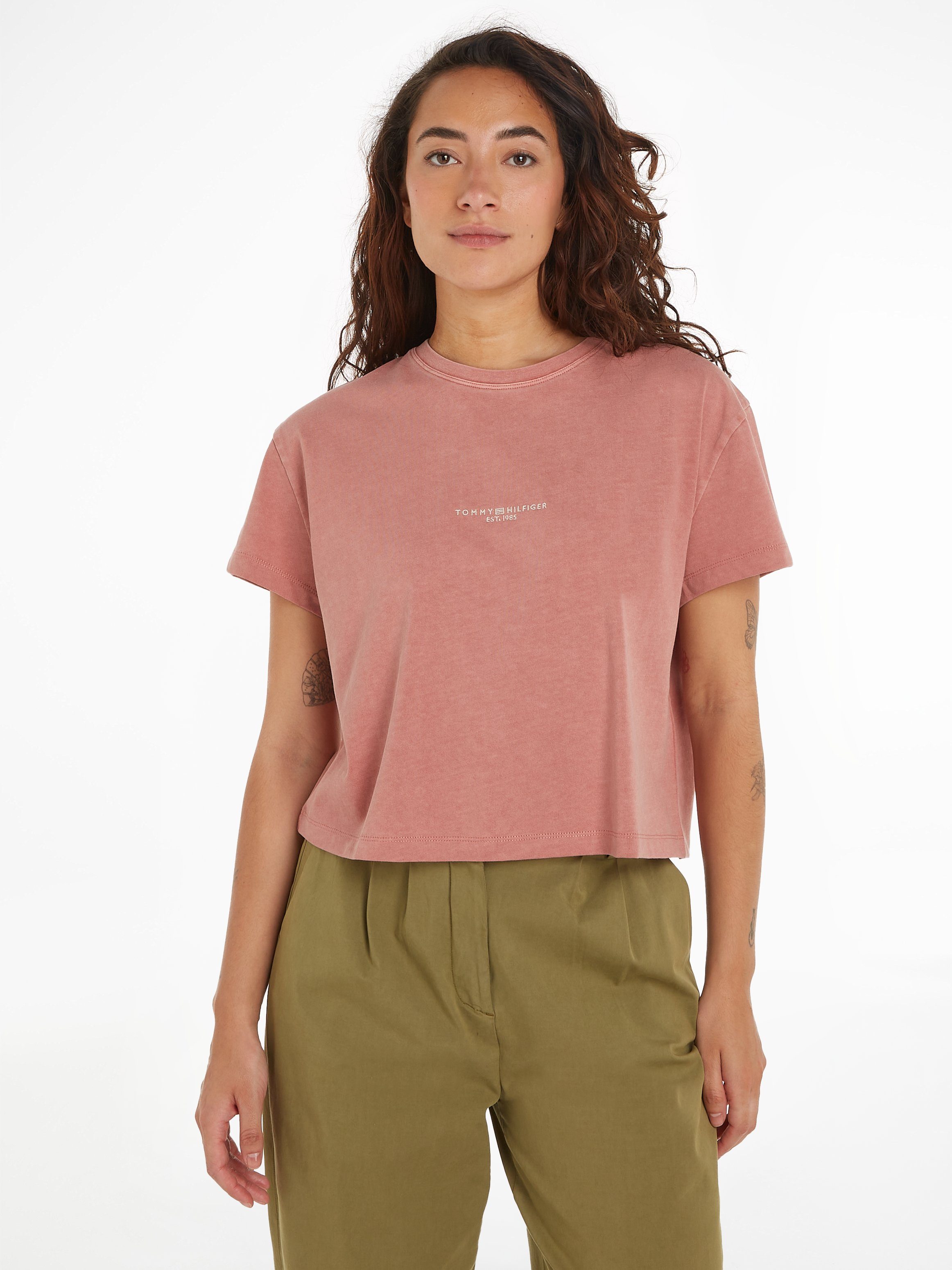 Tommy Hilfiger T-shirt REG MUTED GMD CORP LOGO C-NK SS