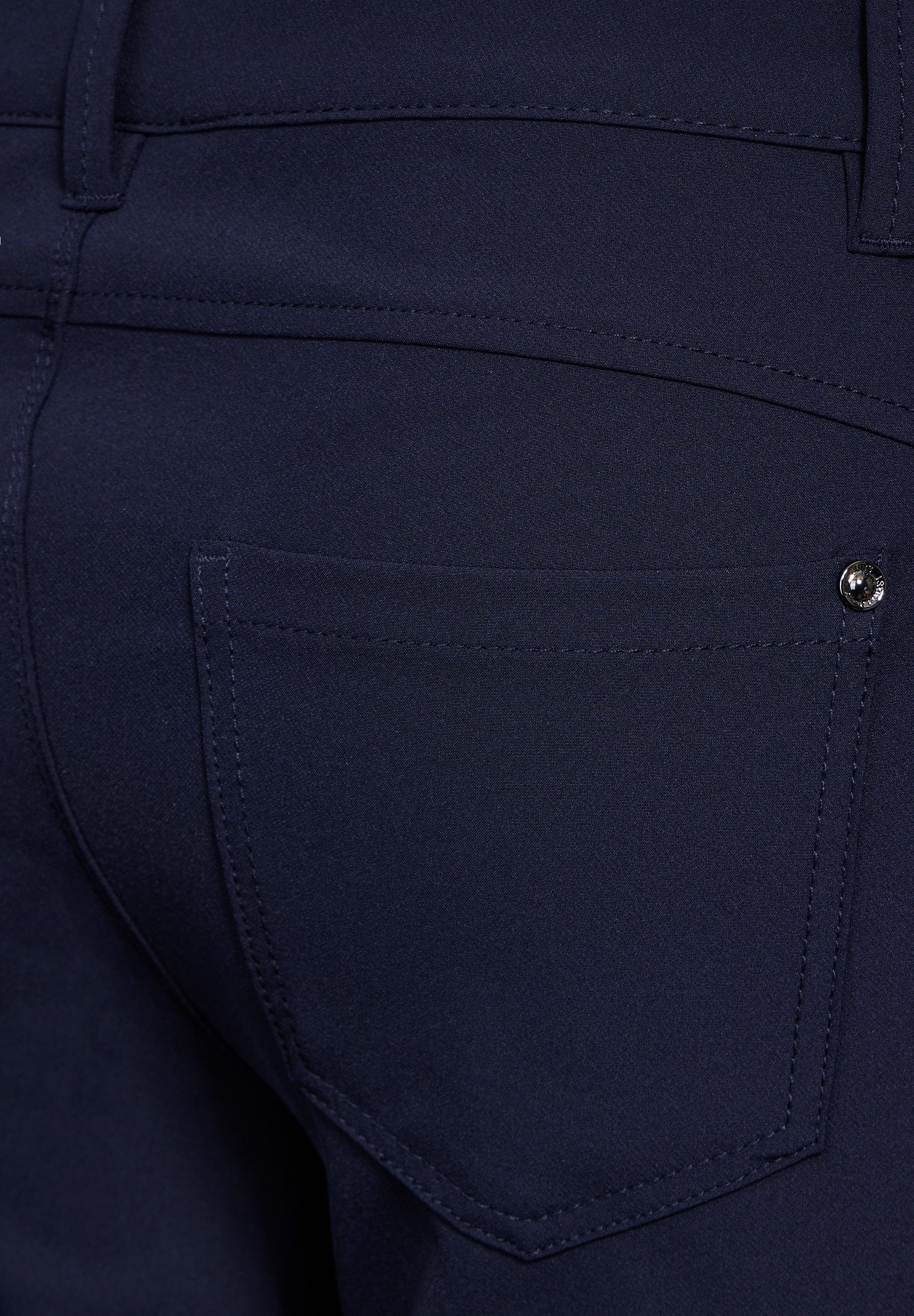 STREET ONE Stoffen broek Style York met ritsdetails