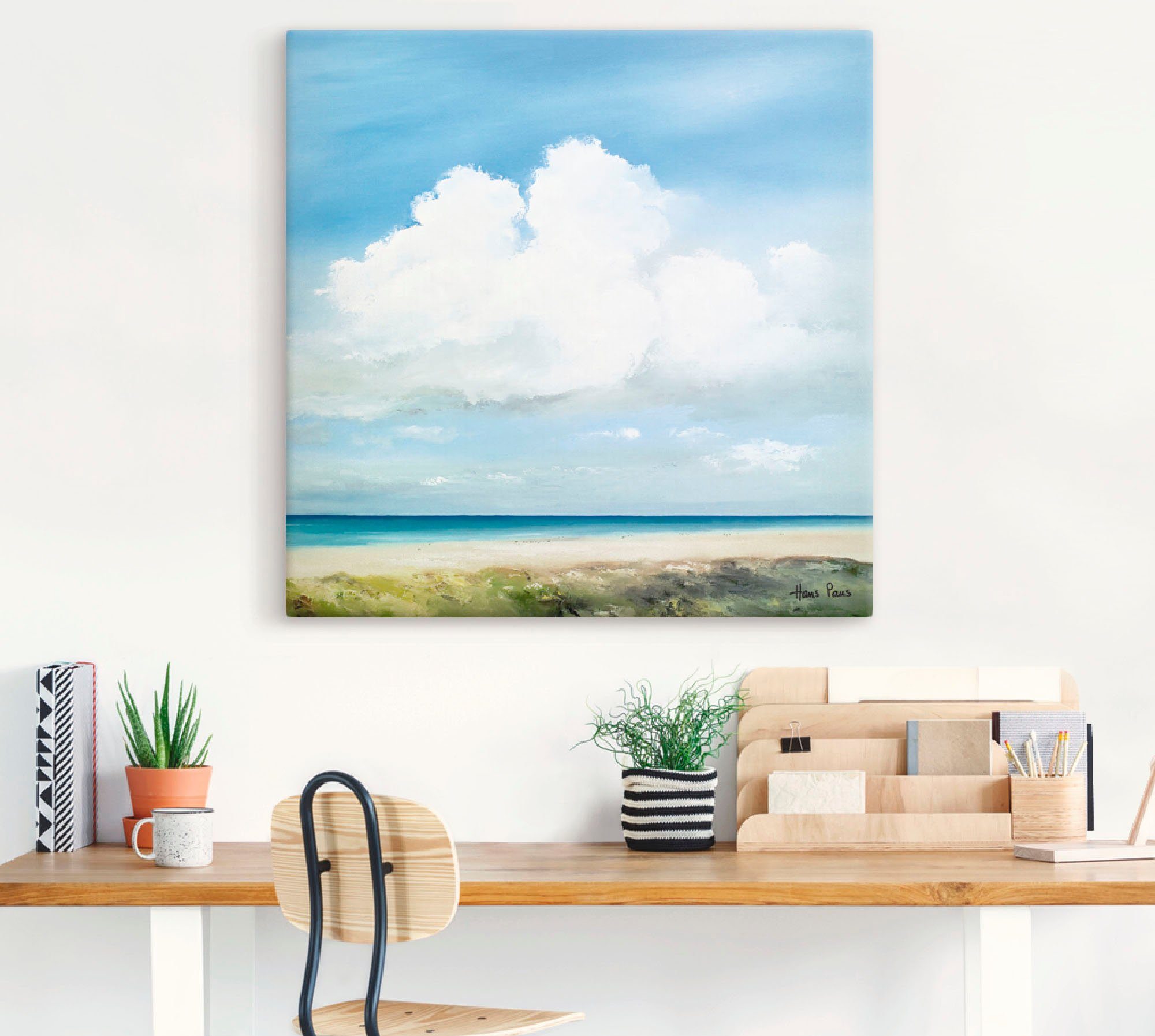 Artland Artprint Landschap II als artprint op linnen, muursticker of poster in verschillende maten