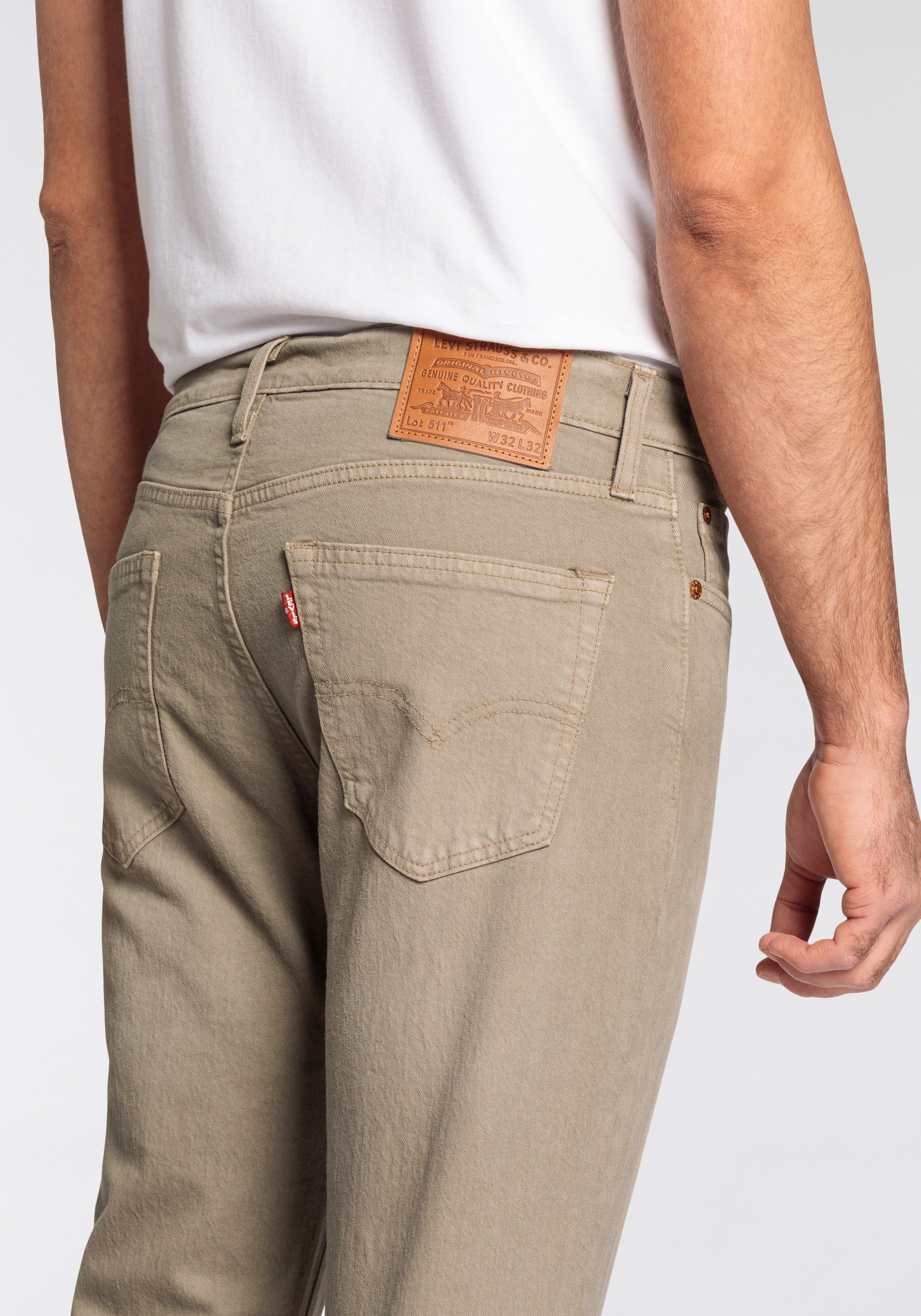 Levi's® Slim fit jeans 511 SLIM met een grote logo-badge
