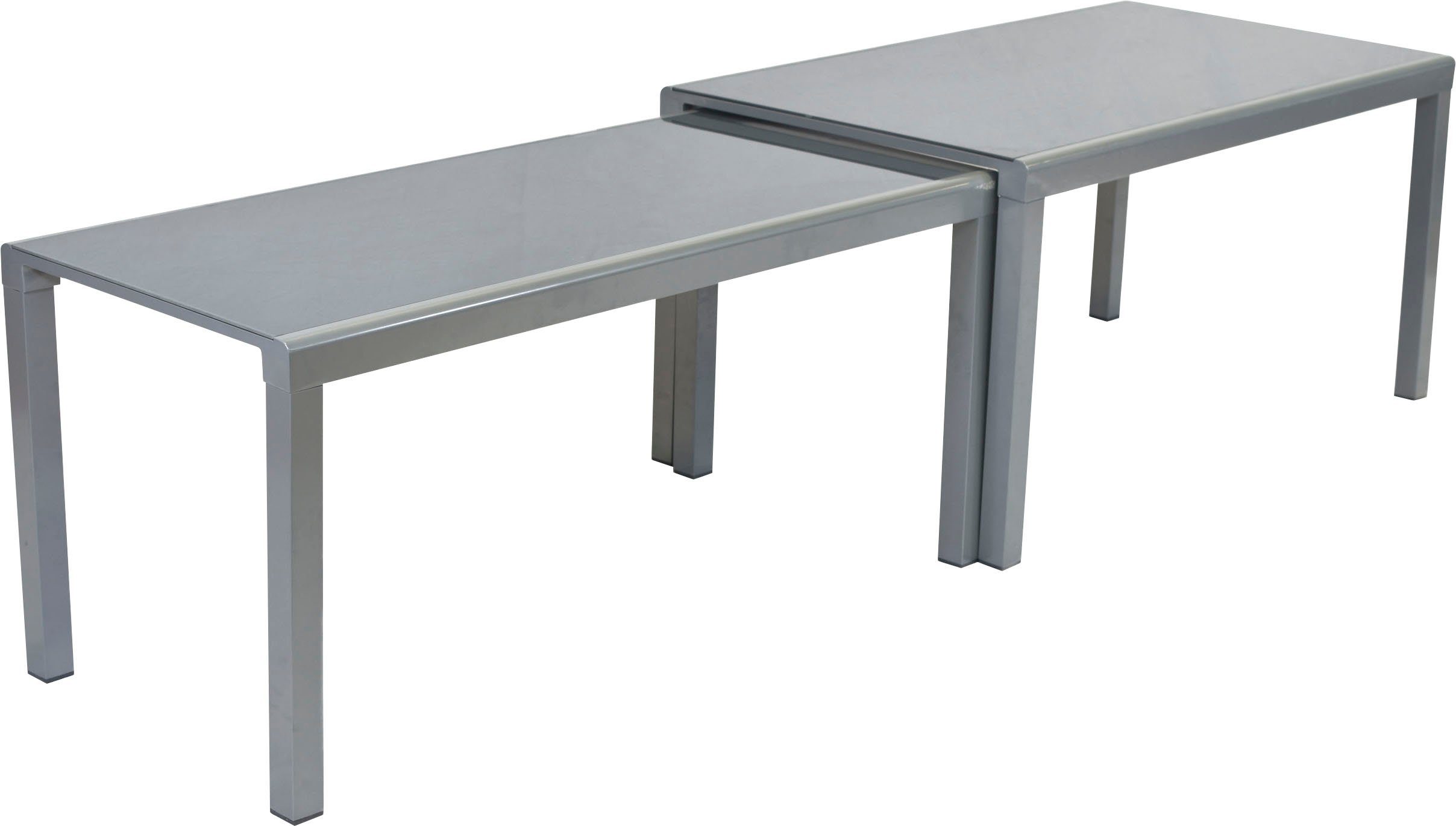 MERXX Tuintafel Flex uitschuifbare tafel uitbreidbaar, bxd: ca. 89/75 x 160/320 cm, kan ook afzonderlijk worden gebruikt