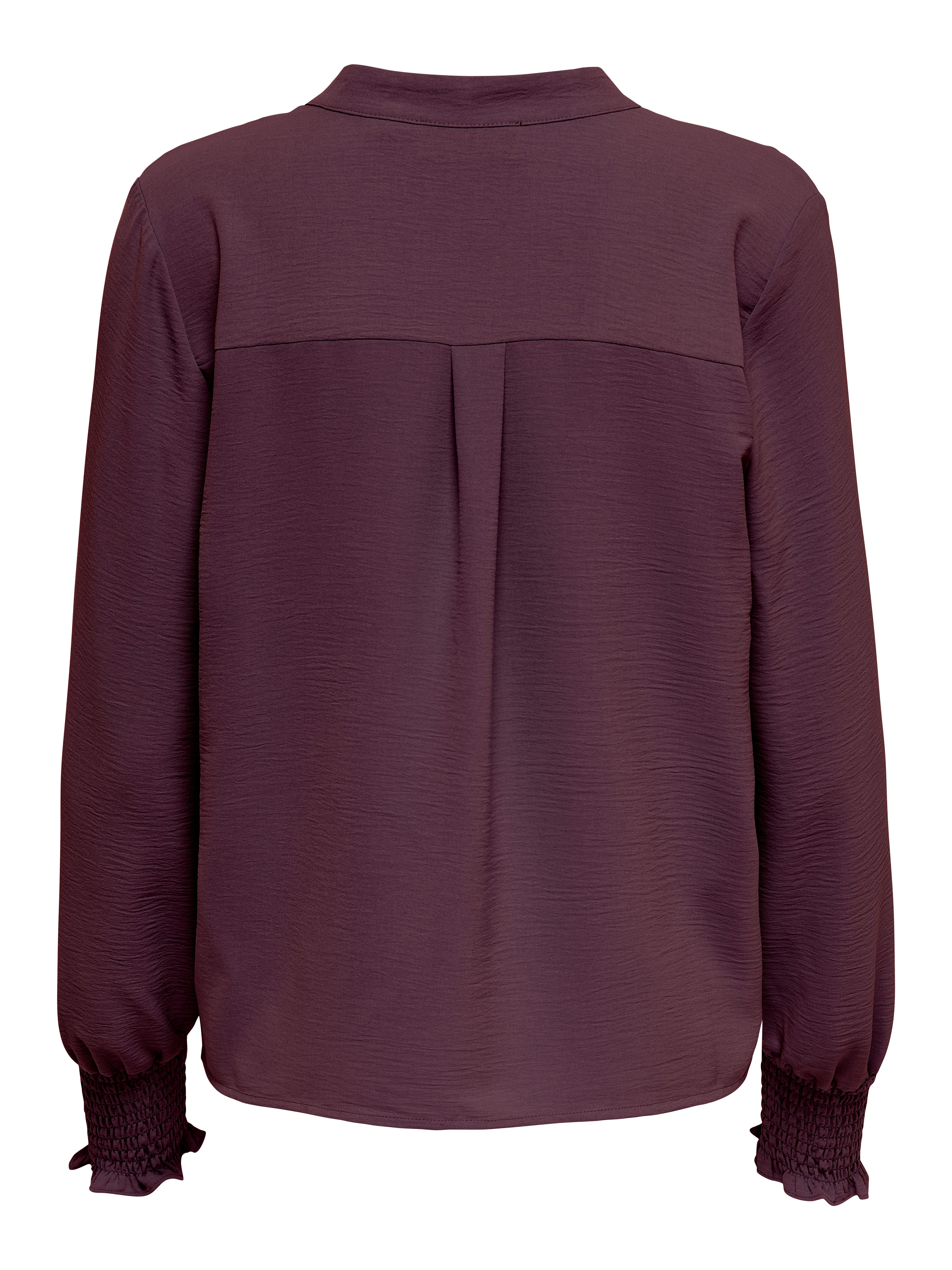 Only Shirt ONLMETTE V-NECK LS SMOCK TOP NOOS WVN