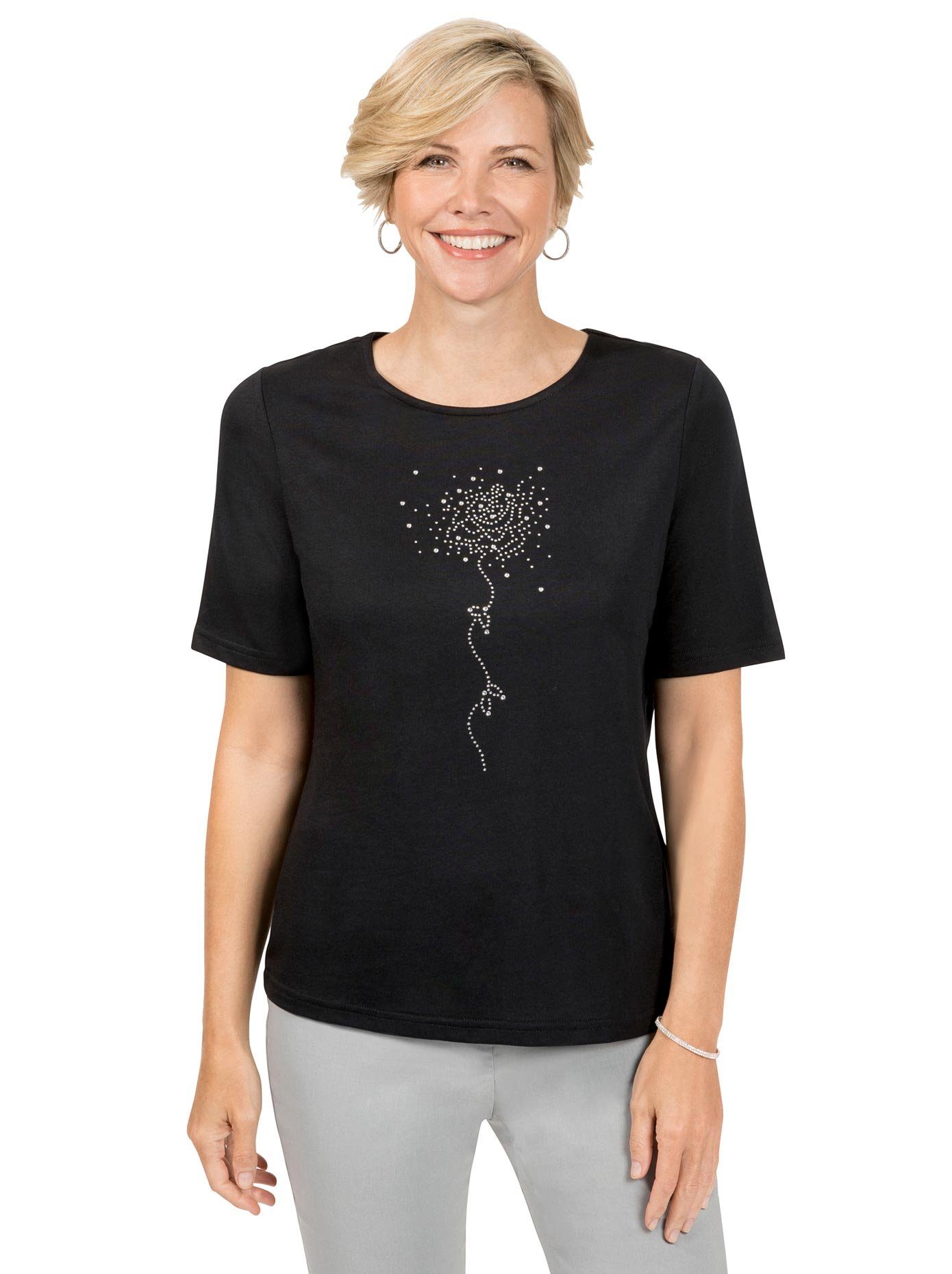 Lady Shirt met korte mouwen Shirt (1-delig)