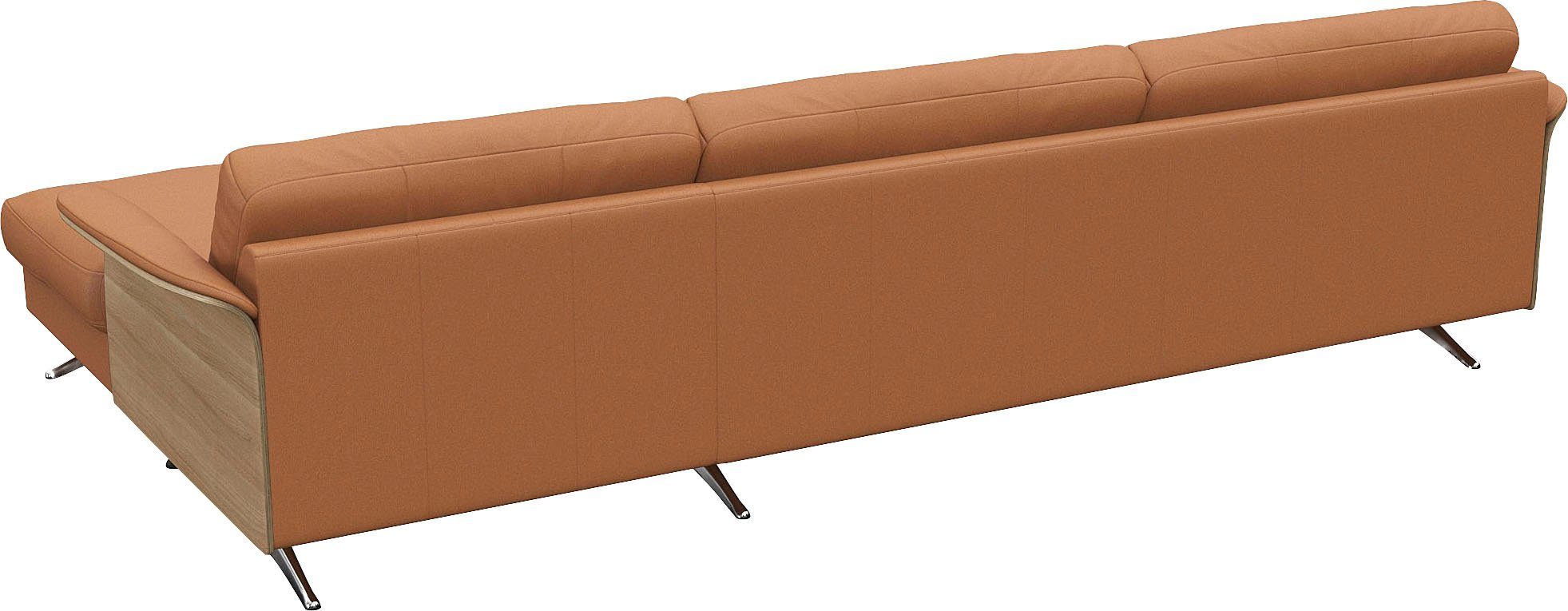 FLEXLUX Hoekbank Glow, super comfortabel door hoogwaardige zitconstructie met binnenvering, L-vorm
