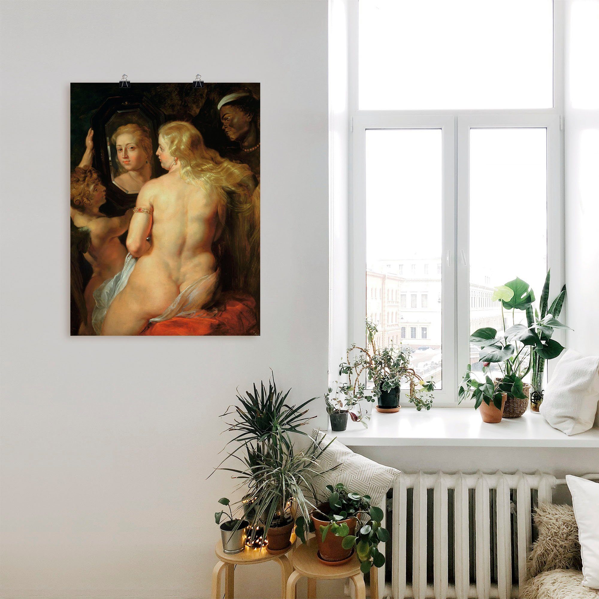 Artland Artprint Toilet van Venus als artprint op linnen, muursticker of poster in verschillende maten