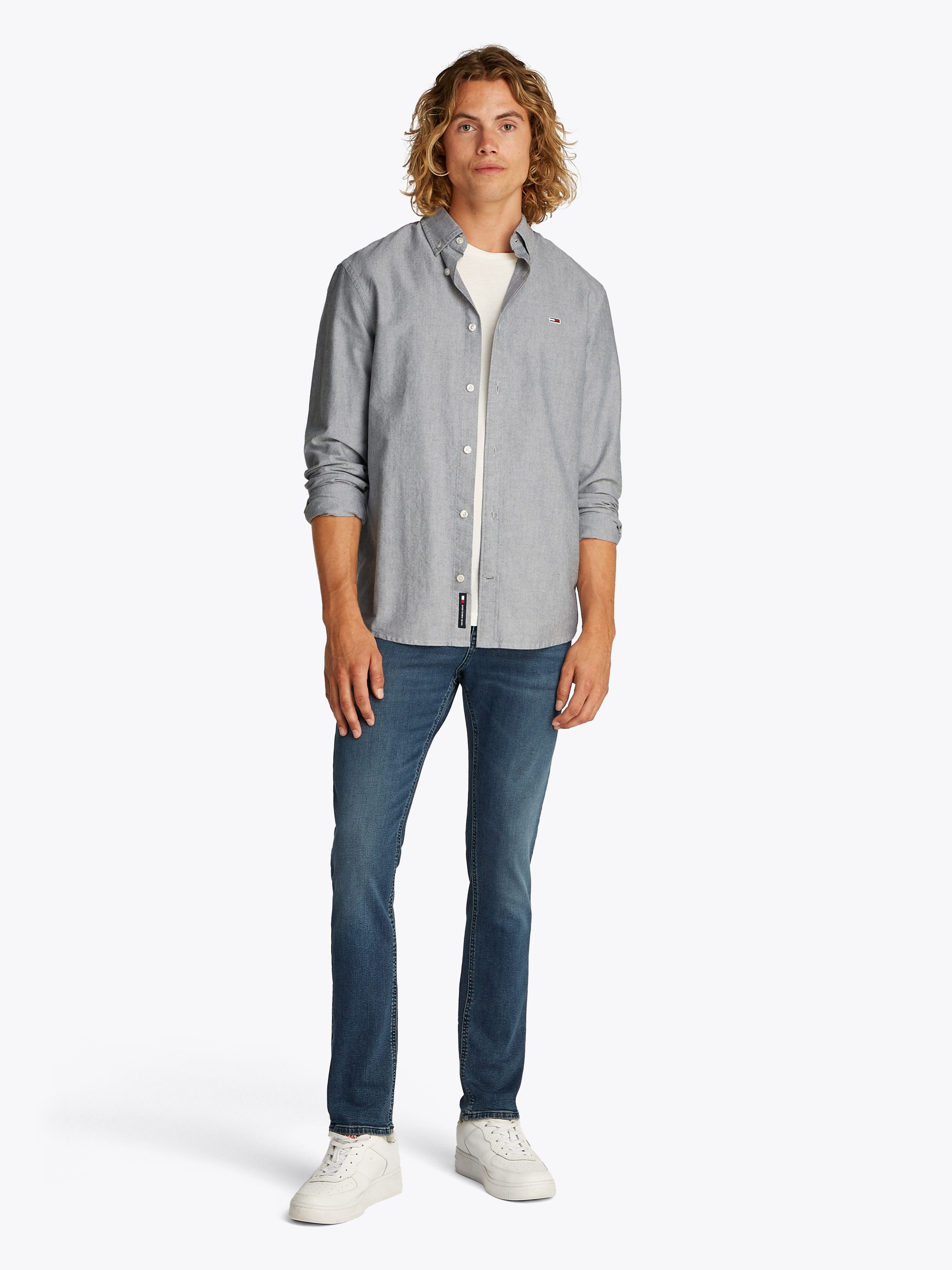 TOMMY JEANS Overhemd met lange mouwen TJM REG OXFORD SHIRT EXT