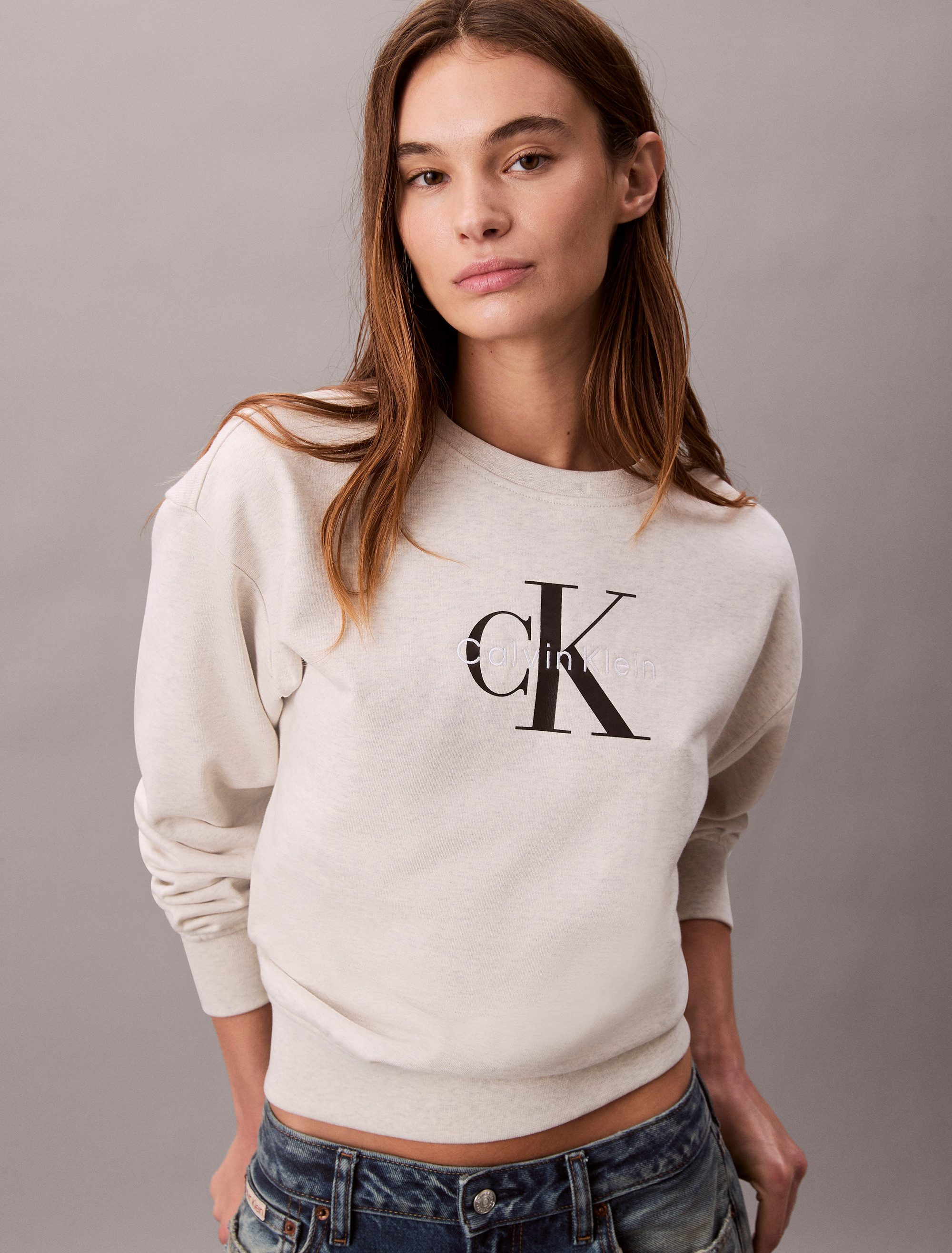 Calvin Klein Sweatshirt LS MNLG FRNCH TRRY R