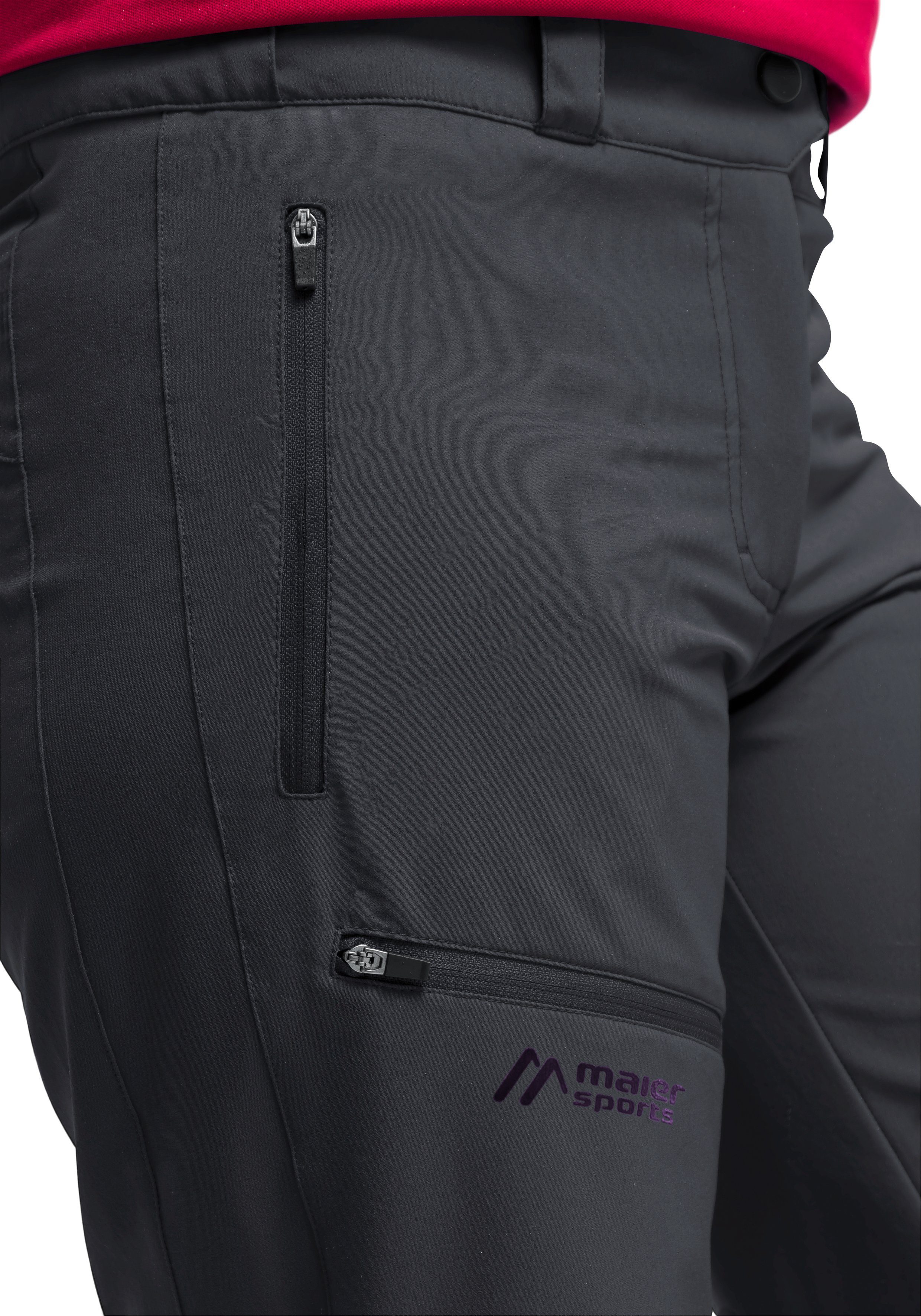Maier Sports Functionele short Latit short W Duurzame functionele short van elastisch materiaal