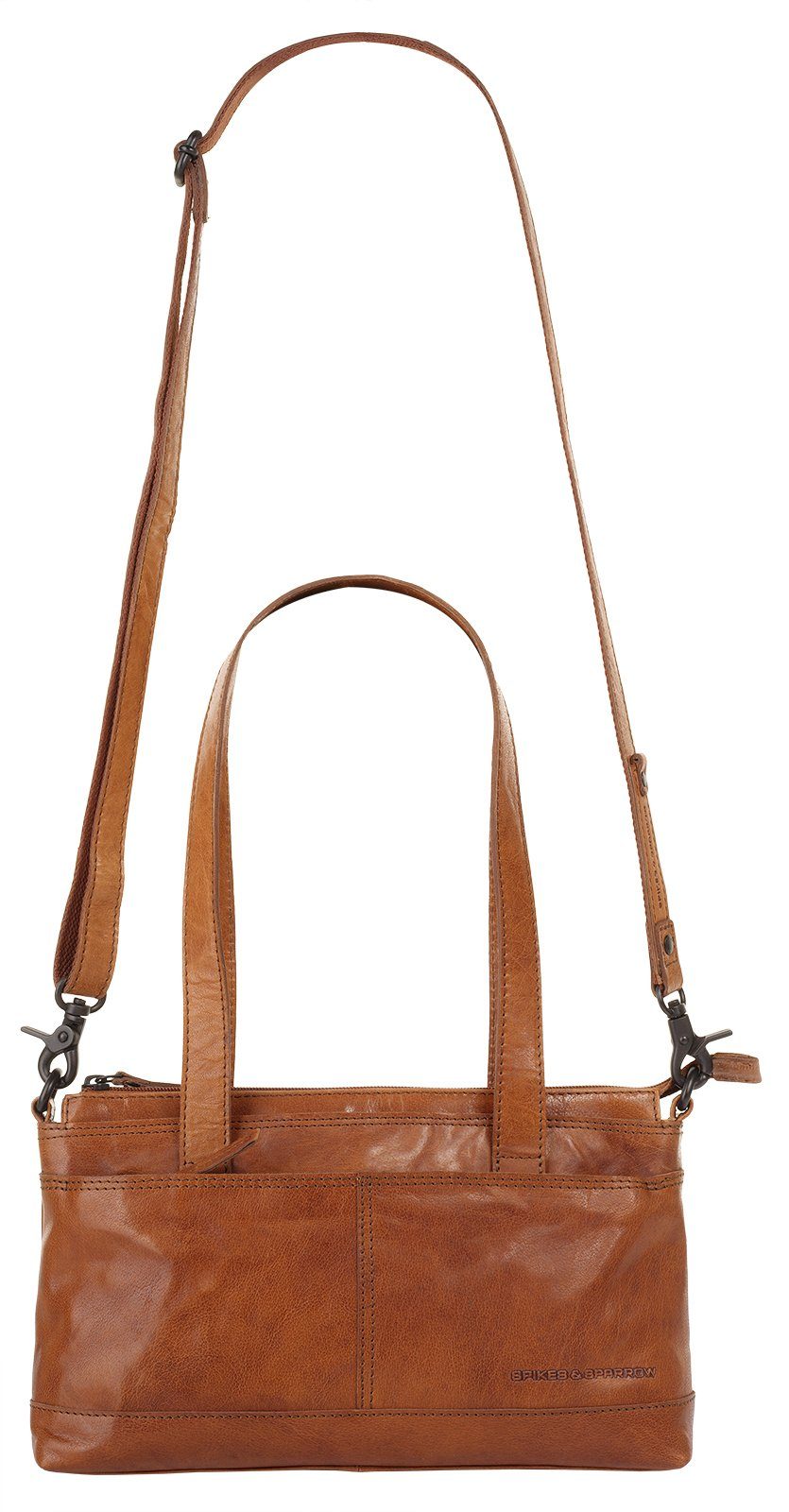 Spikes & Sparrow Tas echt leder