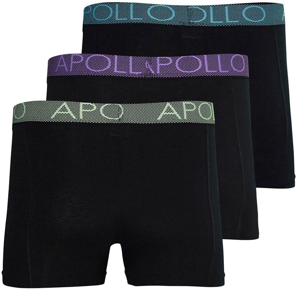 Apollo Boxershort MEN BOXERSHORTS met hoog katoenpercentage elastisch en goed aan het lichaam aanpassend (3 stuks)