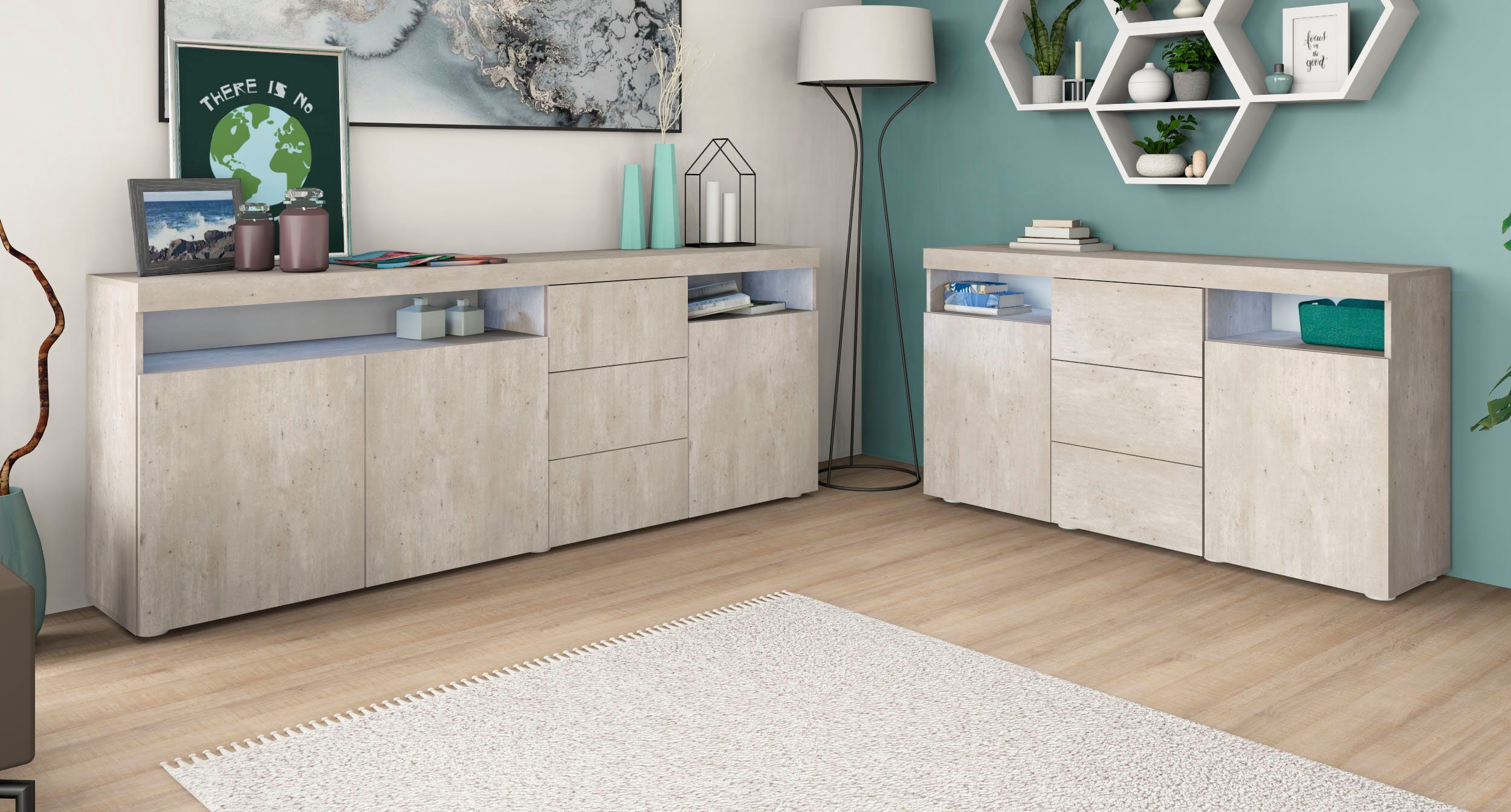 borchardt Möbel Dressoir Kaapstad Breedte 139 cm