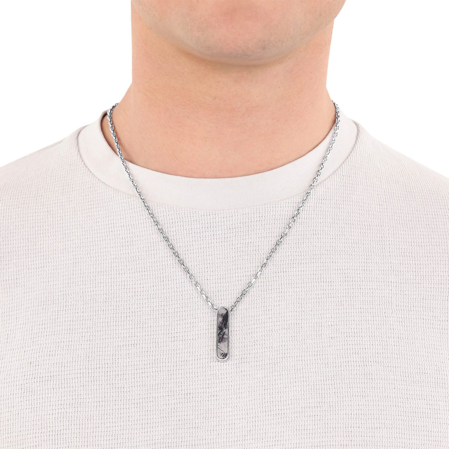 s.Oliver Ketting met hanger 2038866 met jaspis