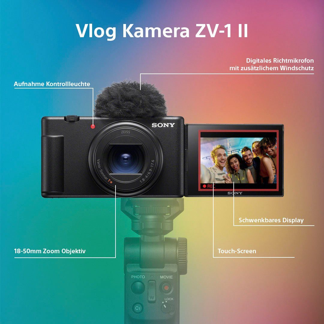 Sony Systeemcamera Vlog-Kamera ZV-1 II 4K Ultra HD Video