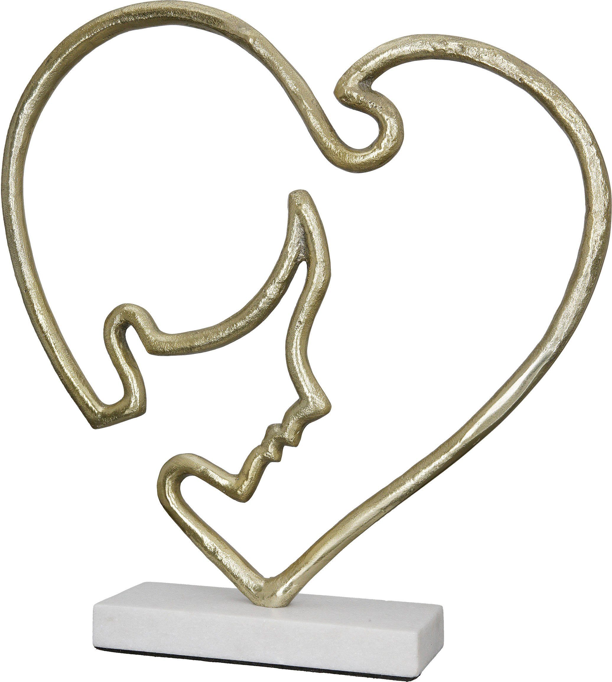 GILDE Sierobject voor aan de wand Sculptuur Modern Face (1 stuk)