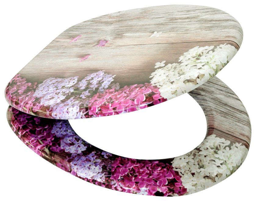 Sanilo Toiletzitting Lila met soft-closemechanisme