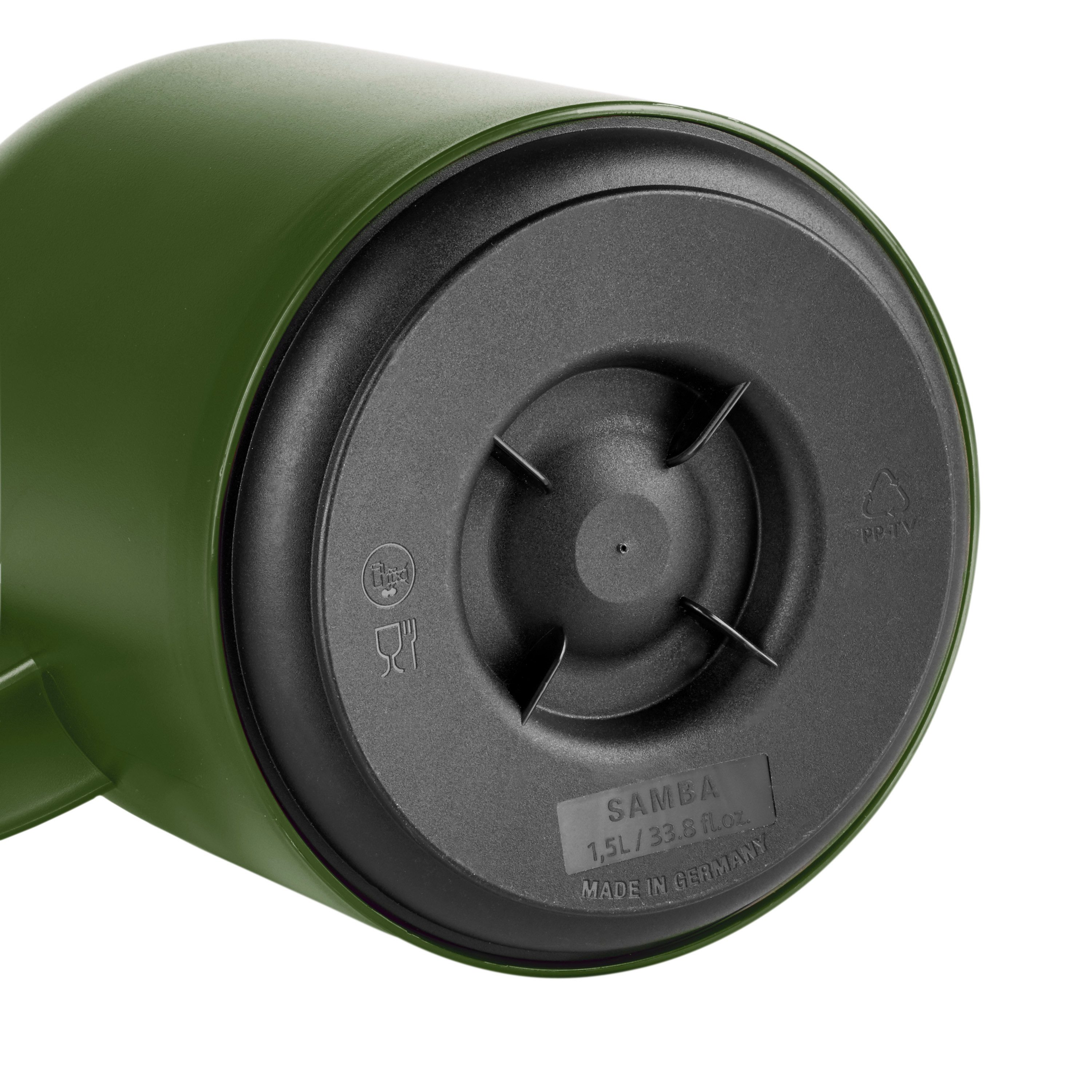 Emsa Thermoskan Samba XXL-model, tijdloos design, eenvoudige drukknop, 24u koud, 12u warm