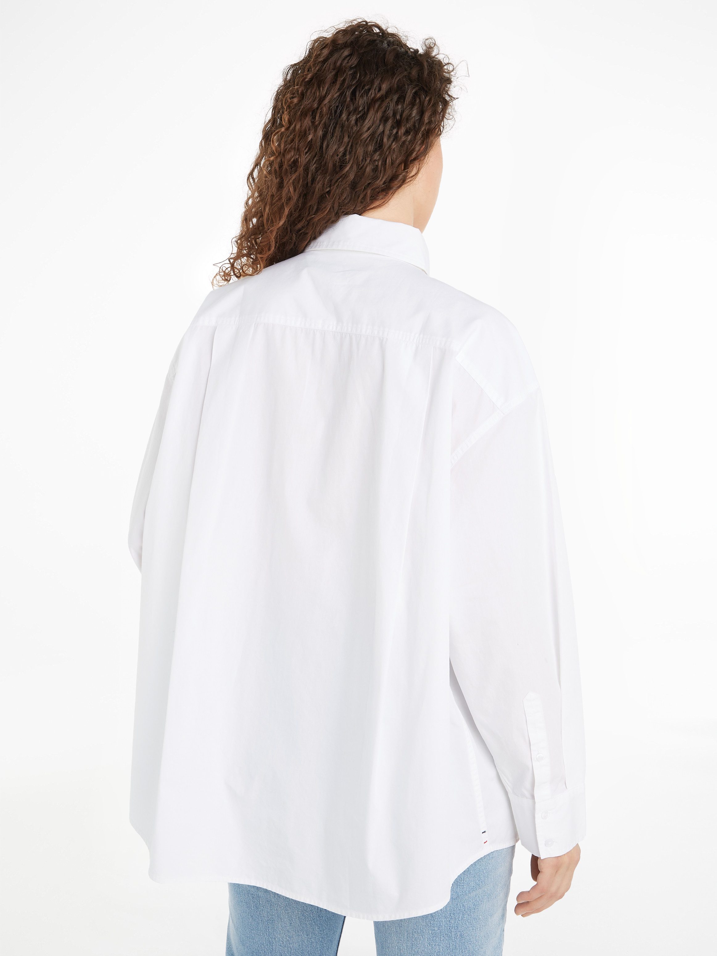 TOMMY JEANS Shirtblouse TJW OVS ESSENTIAL SHIRT EXT
