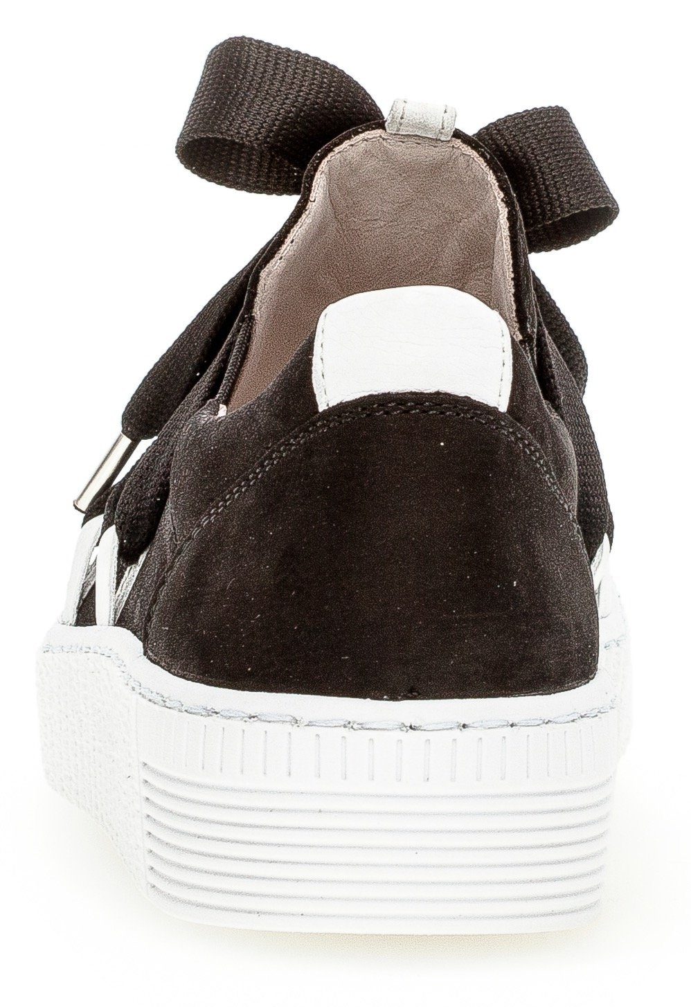 Gabor Plateausneakers Slip-on sneaker, slipper, veterschoen met opgestikte versiersluiting