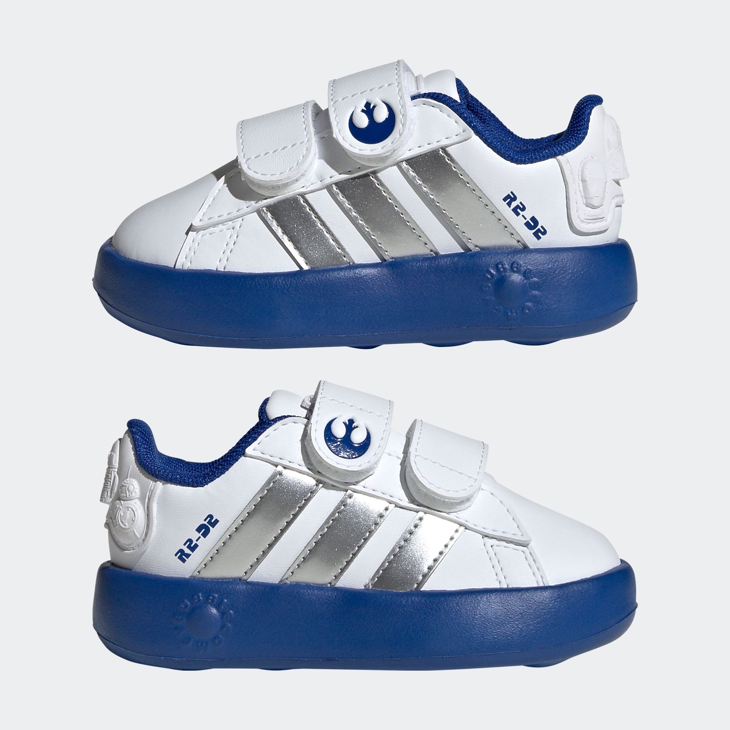 adidas Sportswear Klittenbandschoenen ADIDAS STAR WARS KIDS GRAND COURT 2.0 SCHUH Design geïnspireerd op de adidas Superstar, voor kinderen