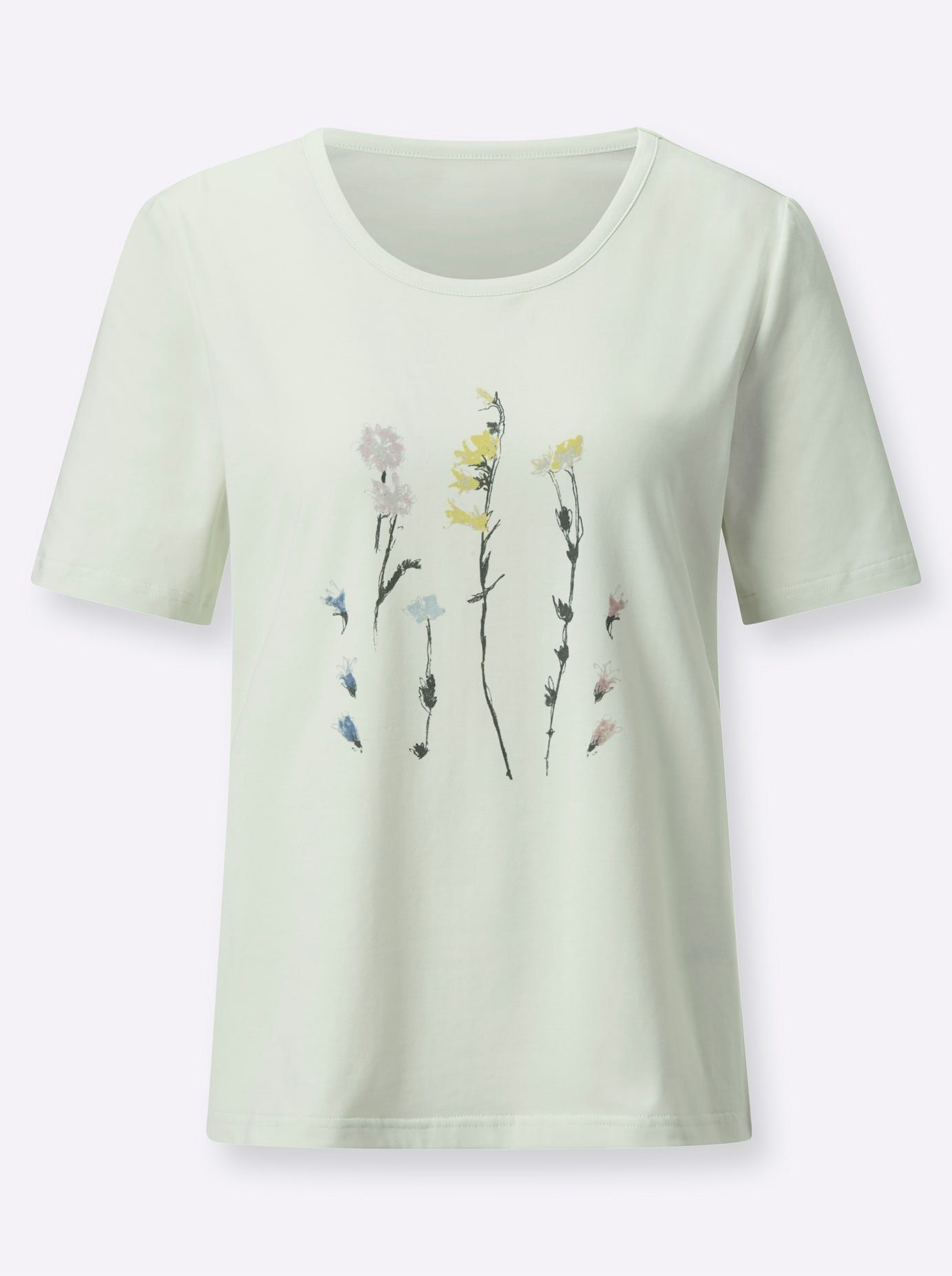 Classic Basics Shirt met ronde hals Shirt (1-delig)