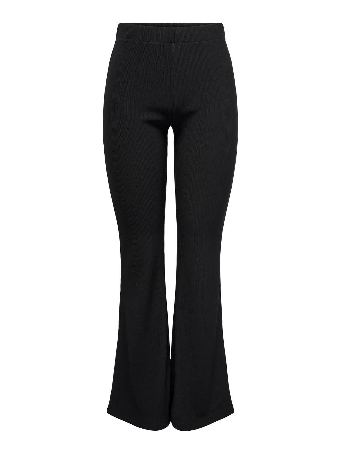 Only Jerseybroek ONLFEVER RIB FLARED PANTS JRS NOOS