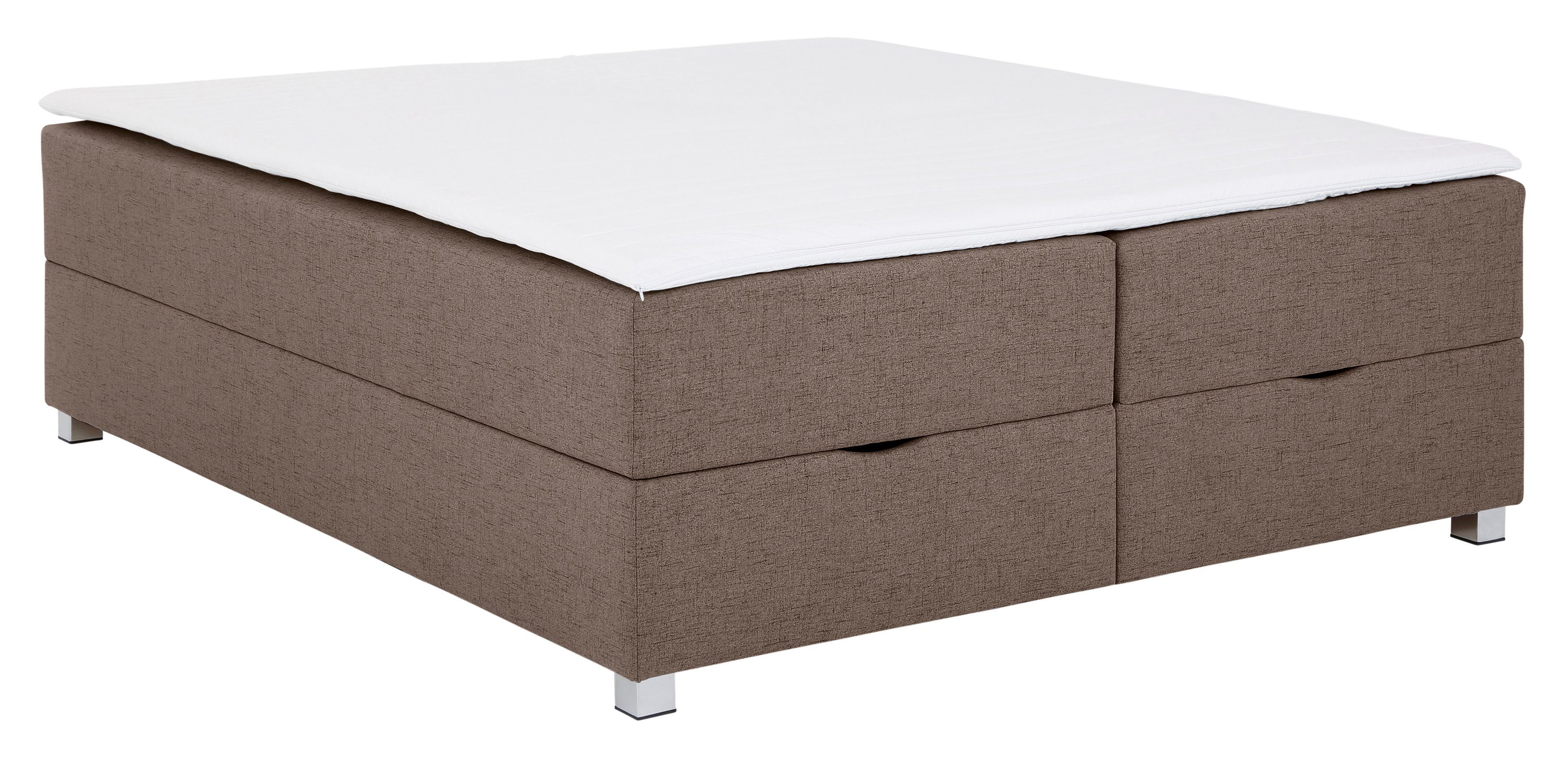 INOSIGN Boxspring Alexis zonder hoofdbord - ideaal voor ruimtes met schuine plafonds, in 4 breedten