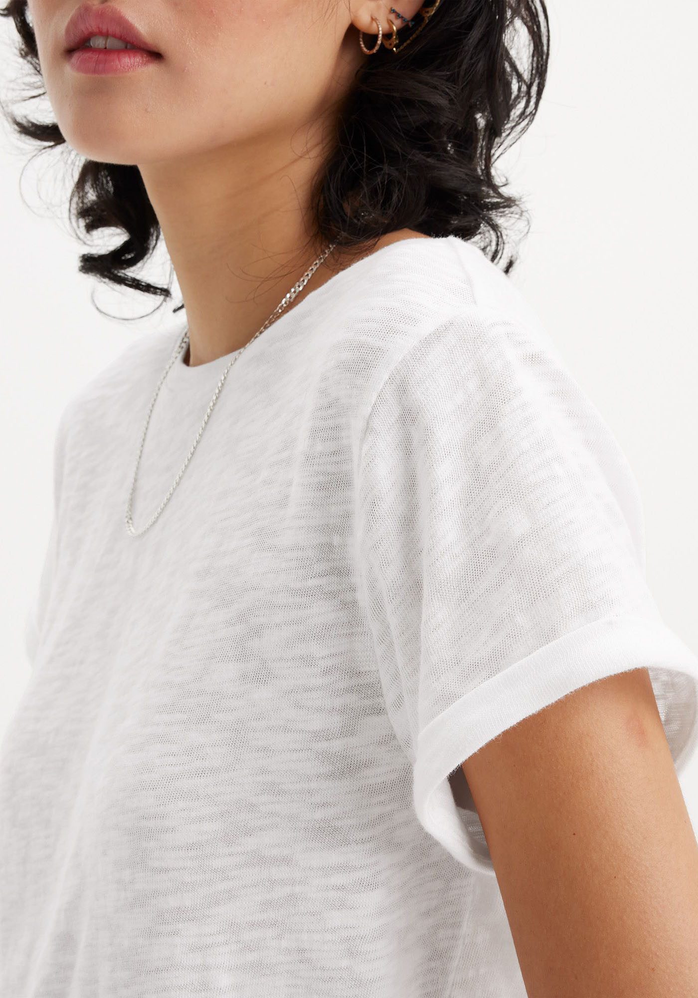 Levi's® Shirt met ronde hals MARGOT TEE van gestructureerde slub garen kwaliteit
