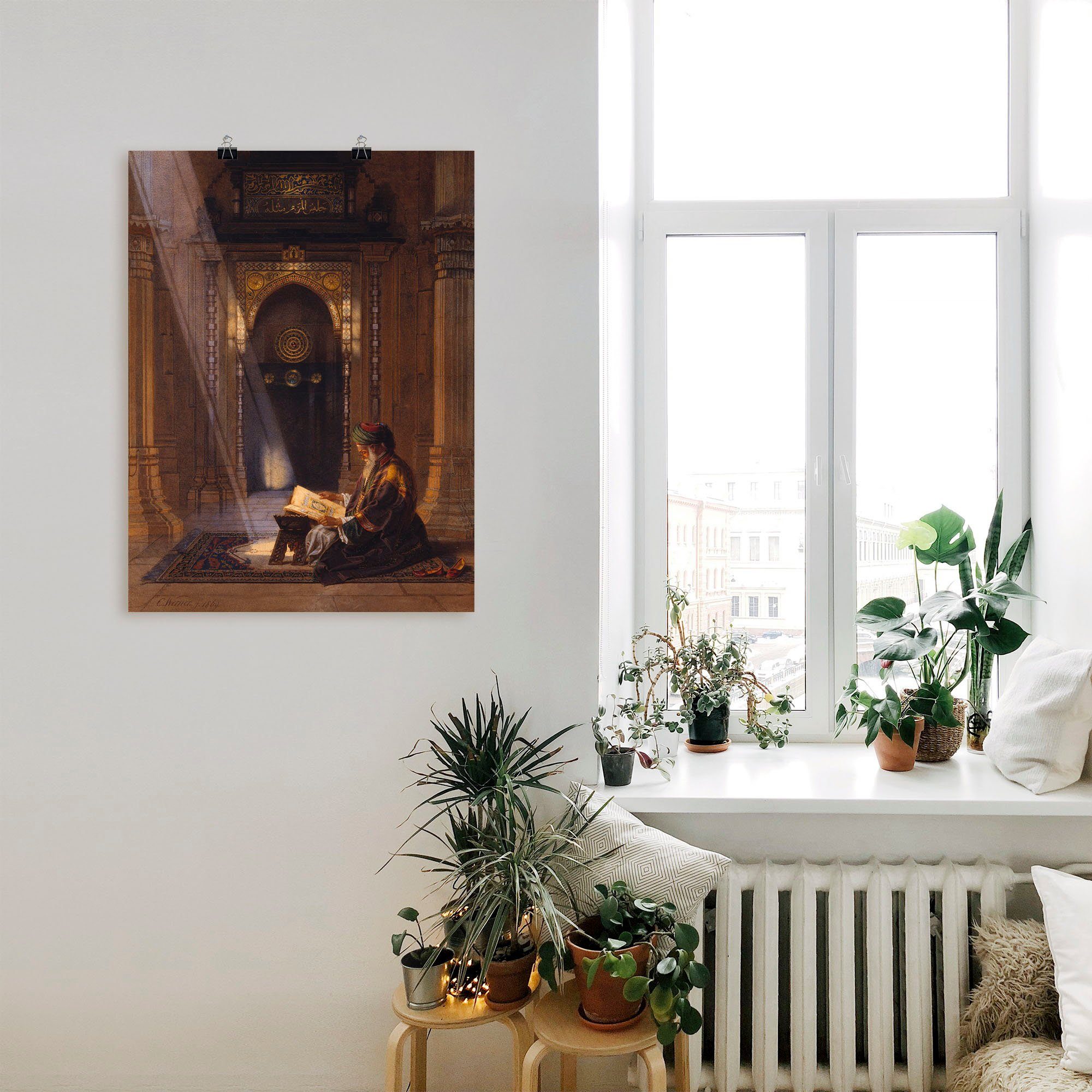 Artland Artprint In de moskee. als artprint op linnen, poster, muursticker in verschillende maten