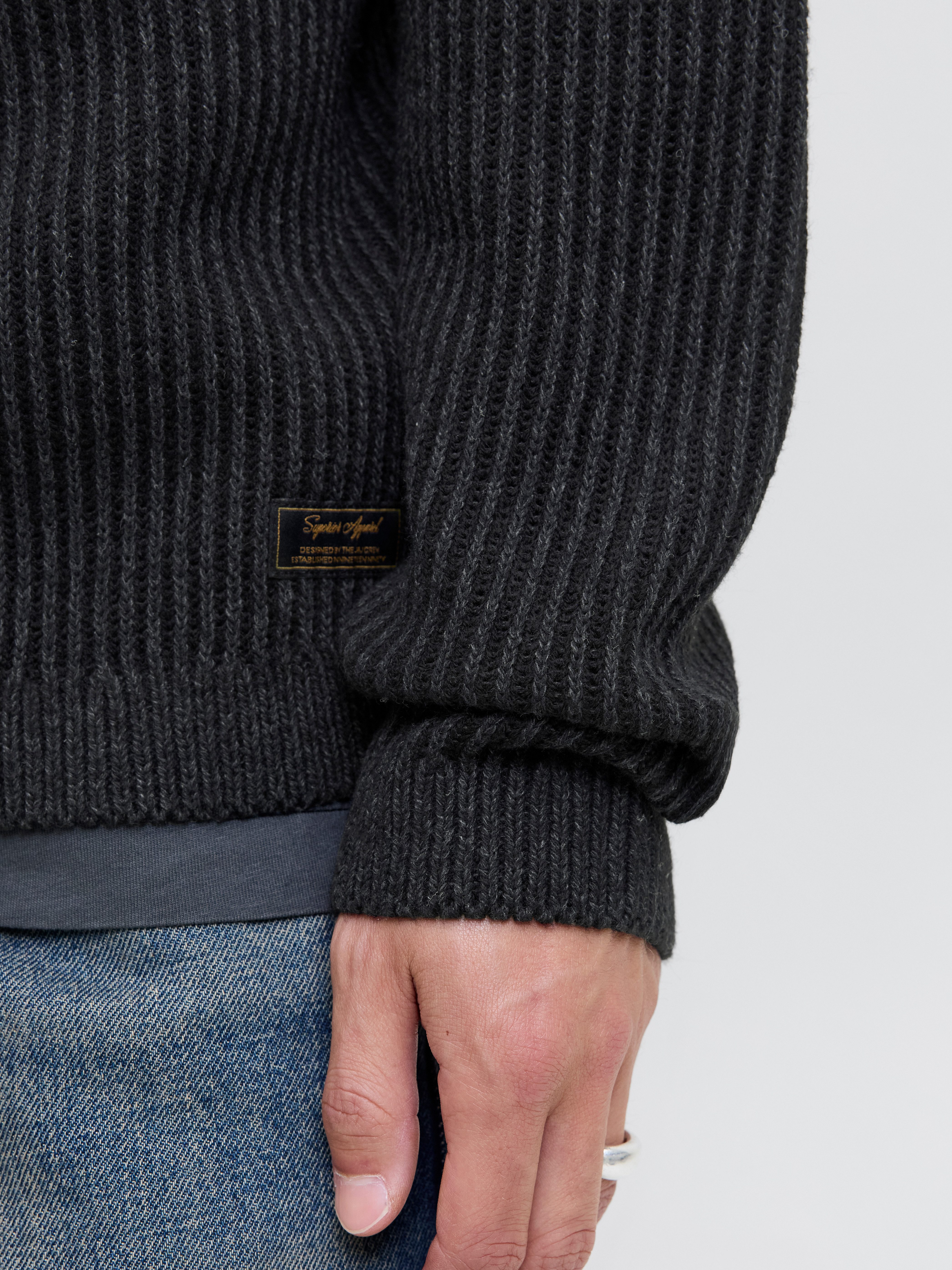 Jack & Jones Gebreide trui JJEDOVER KNIT CREW NECK SN