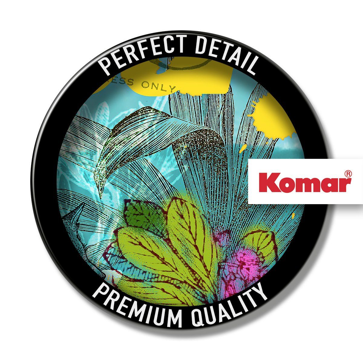 Komar Artprint op linnen Post Card - Afmeting 30 x 40 cm Canvasdoek met echt houten frame (1 stuk)