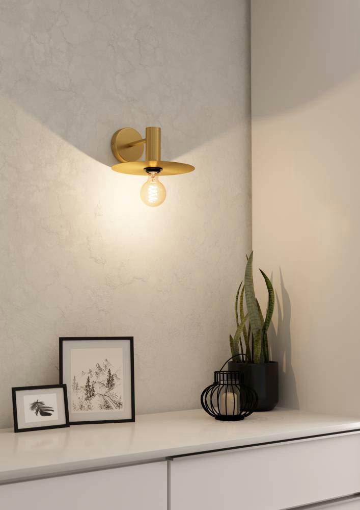 EGLO ESCANDELL Wandlamp E27 Geelkoper