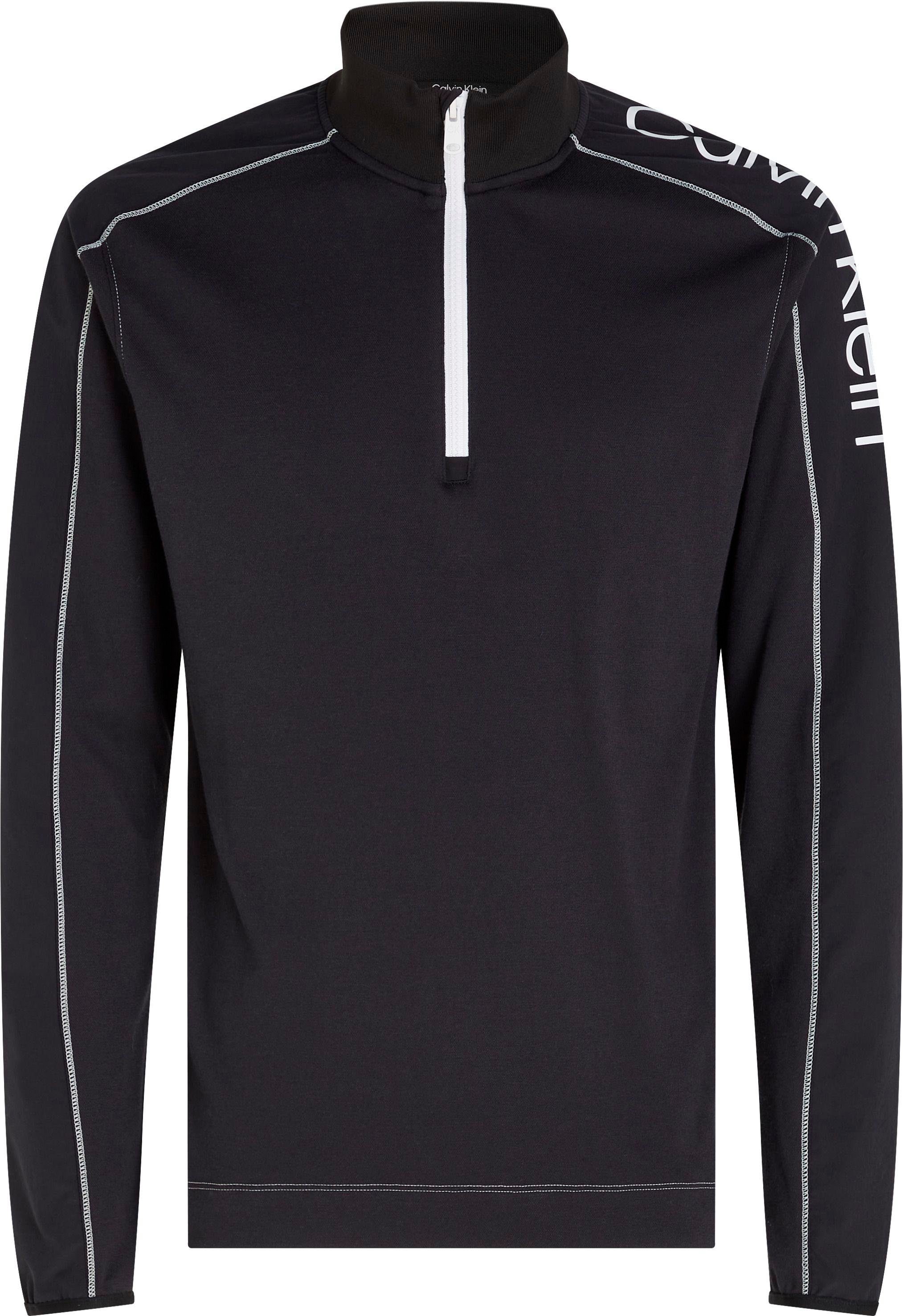 Calvin Klein Performance Shirt met lange mouwen PW - 1/4 ZIP LS TOP