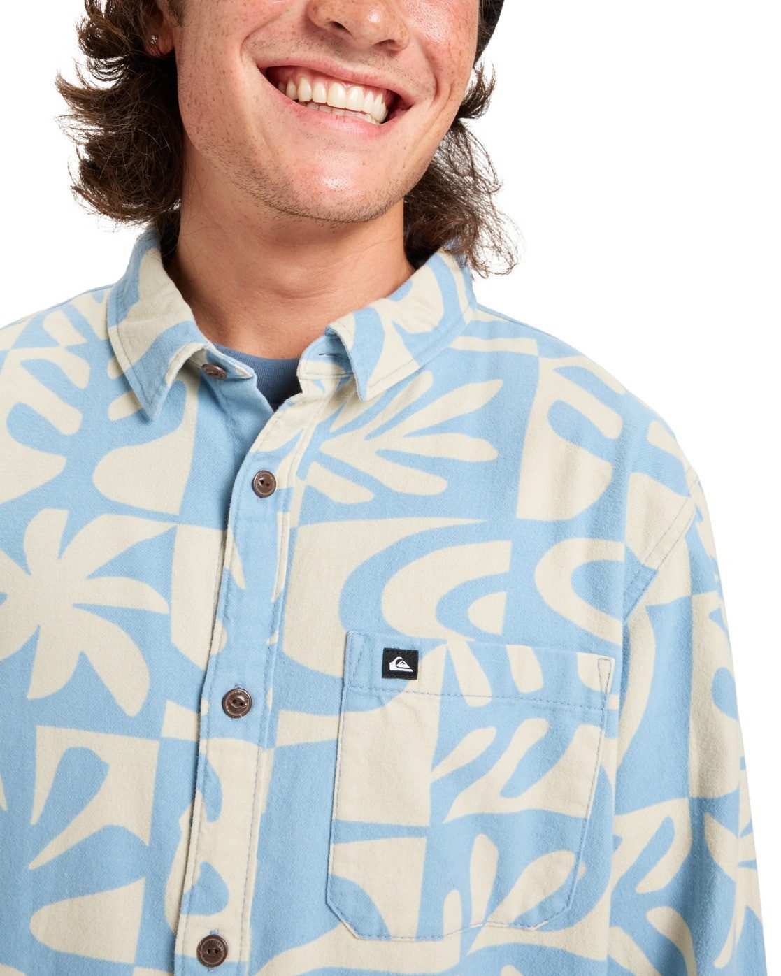 Quiksilver Overhemd met lange mouwen Motherfly Printed