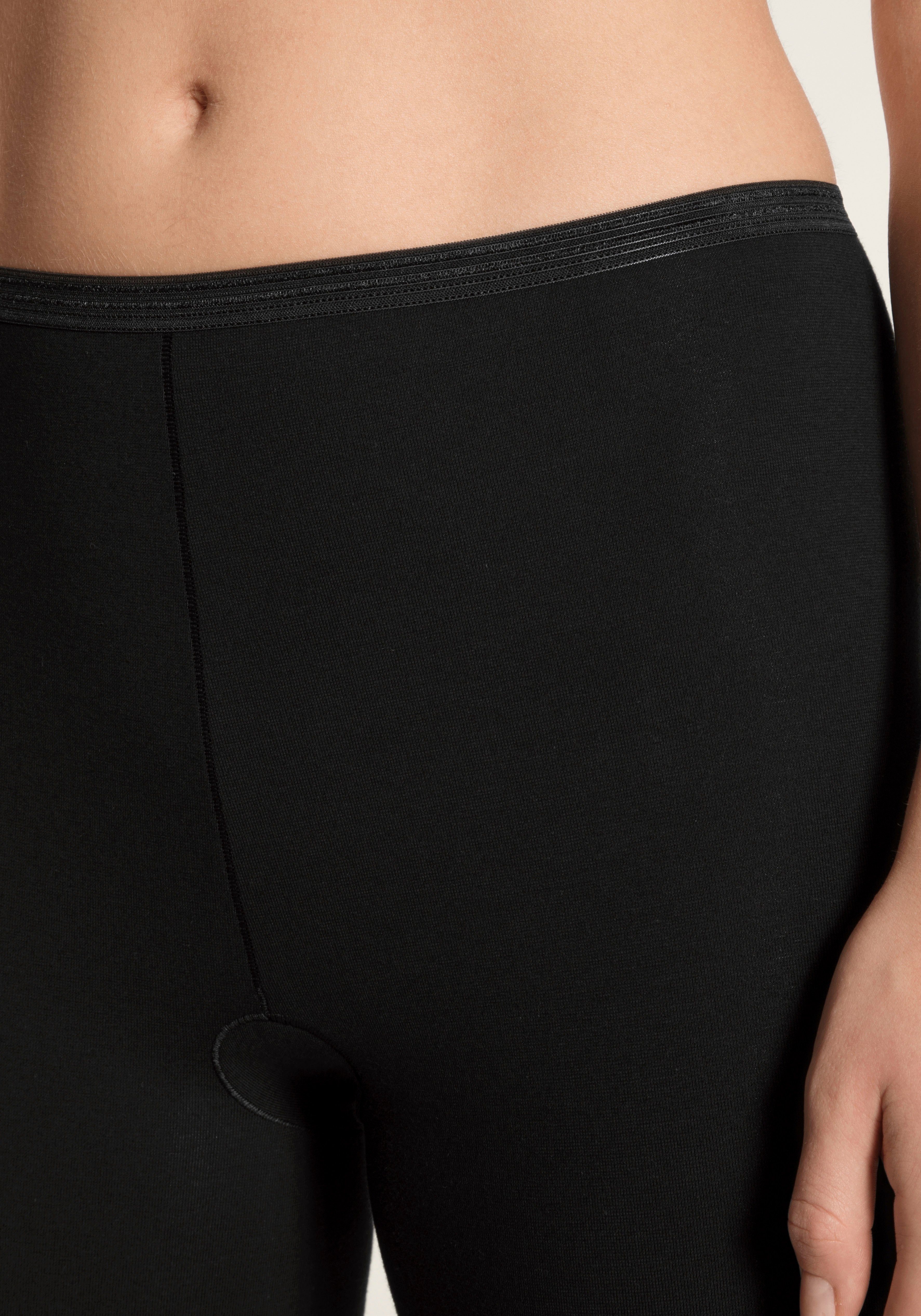 CALIDA Lange onderbroek Iconics met natuurlijke glans en gladde grip