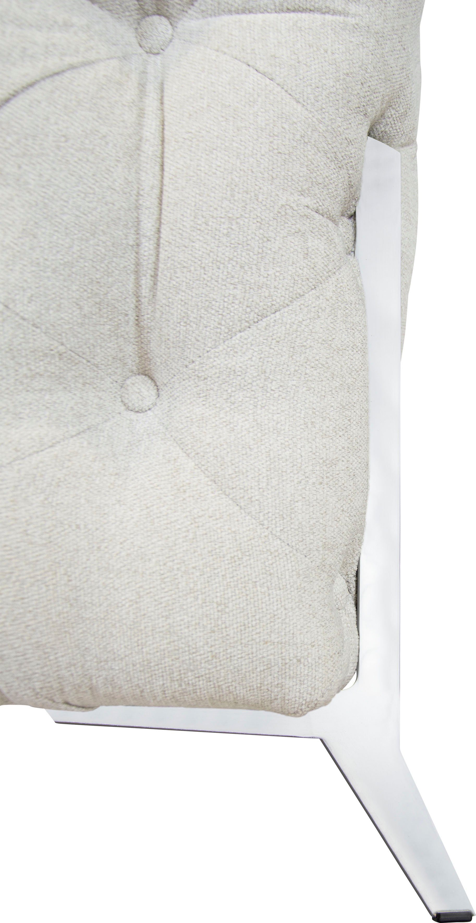 Leonique Chesterfield-bank Amaury luxueuze capitonnage, moderne chesterfield look, kleur van de poten ter keuze