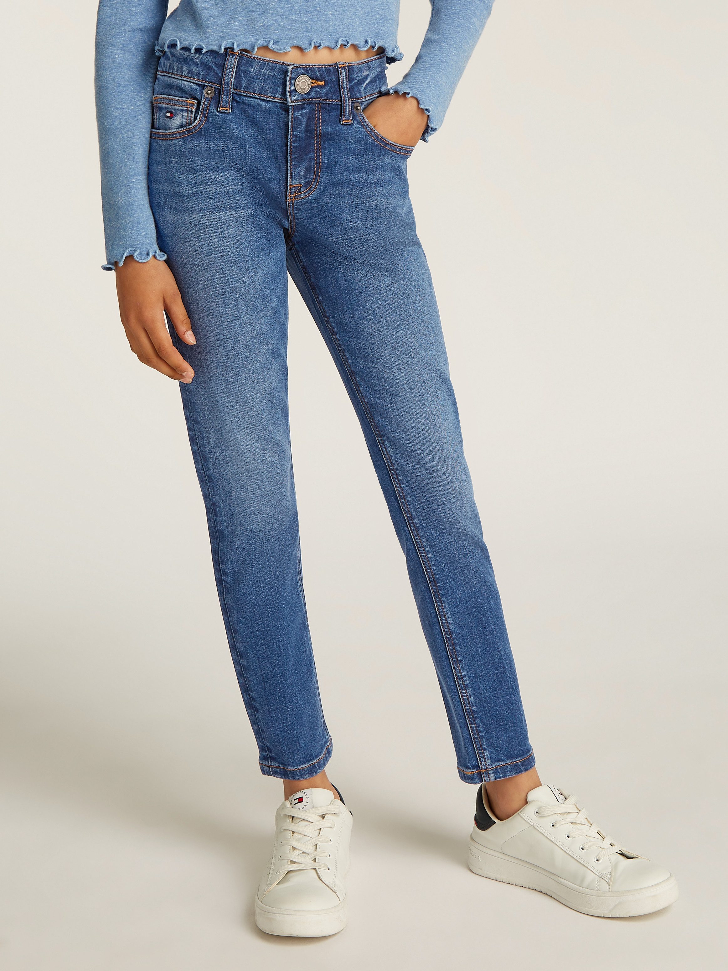 Tommy Hilfiger Skinny fit jeans NORA SKINNY in blauwe wassing