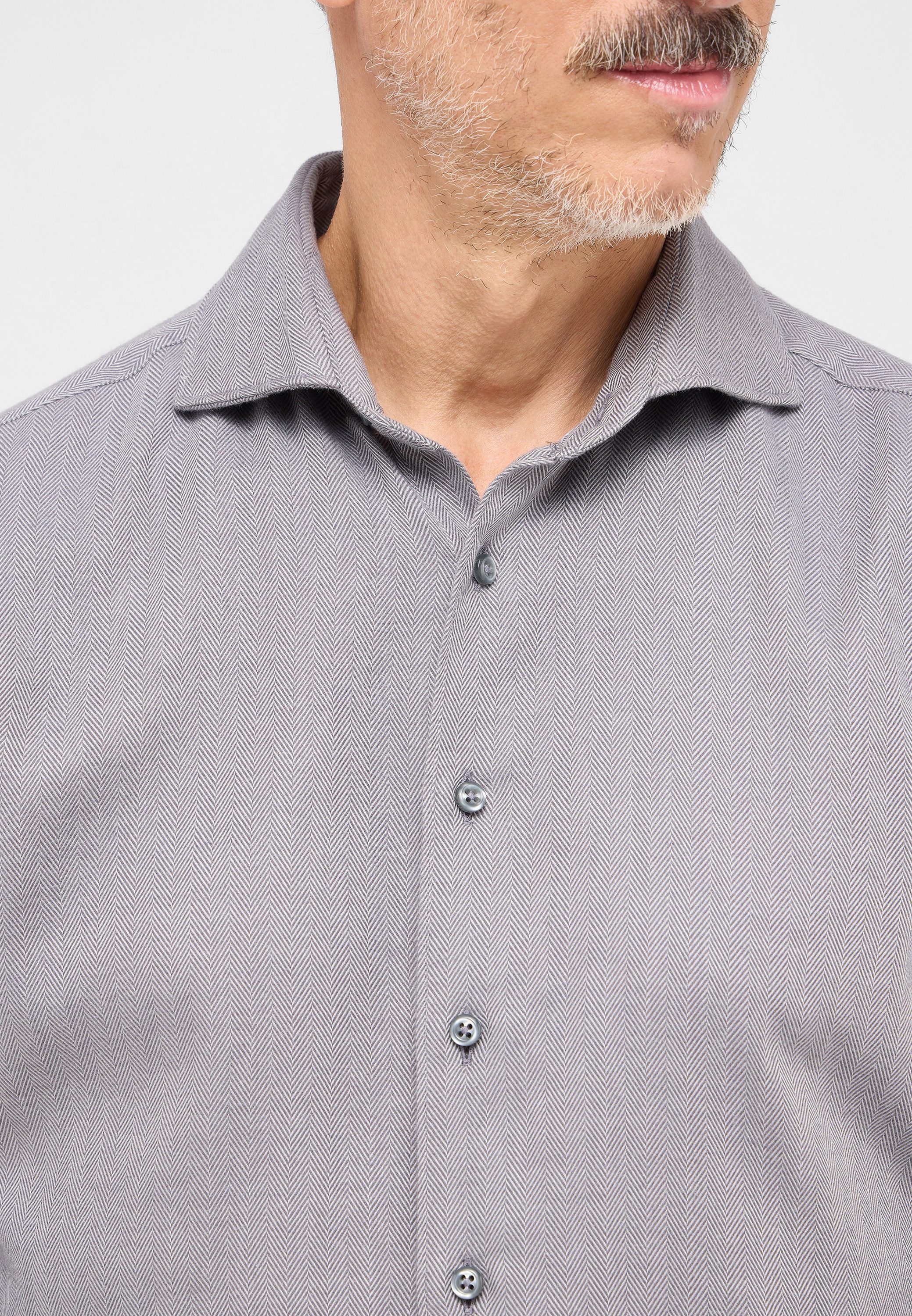 Eterna Overhemd met lange mouwen Slim fit EASY IRON (gemakkelijk te strijken)